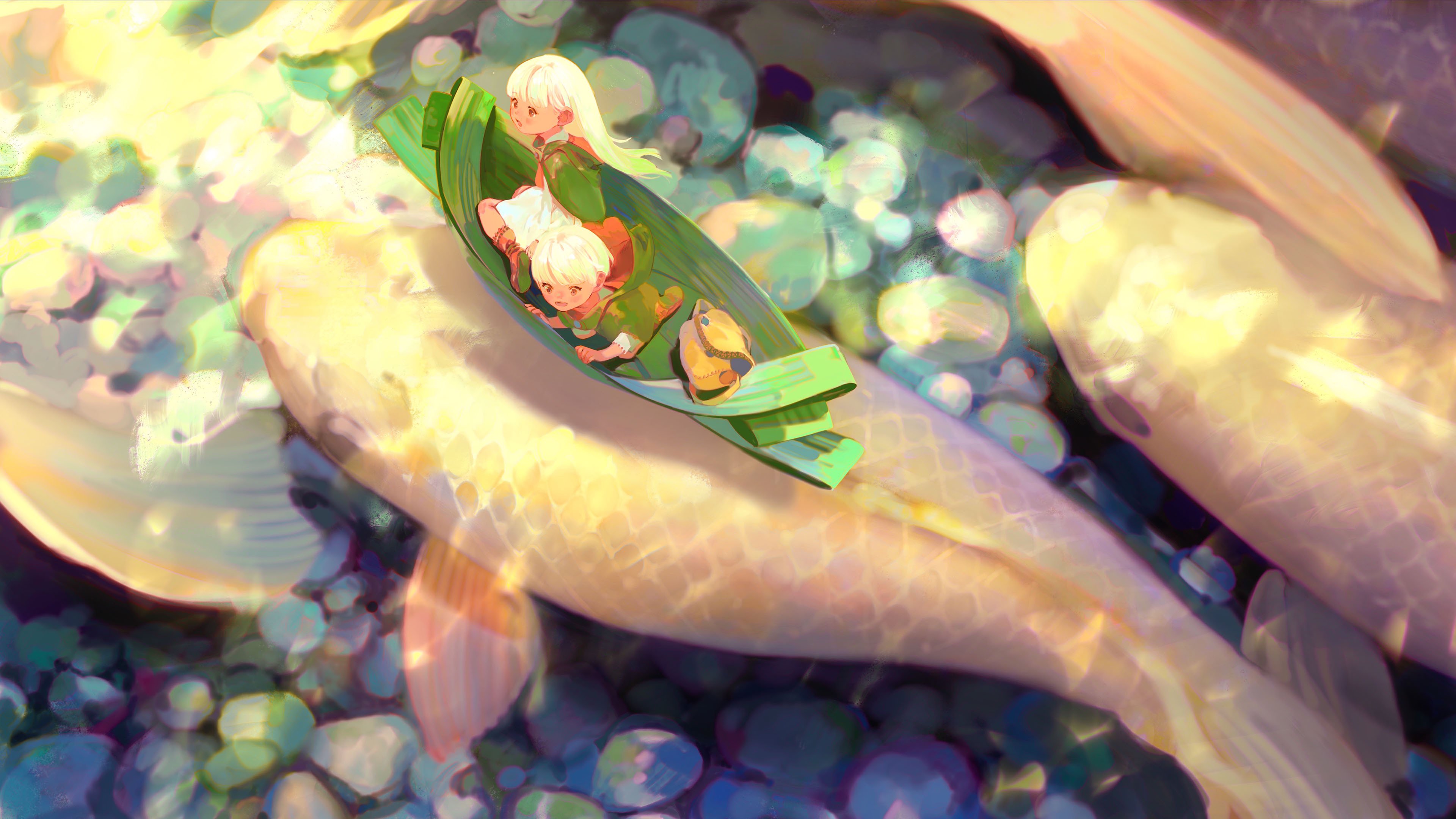 鲤鱼 童话 小船 小不点