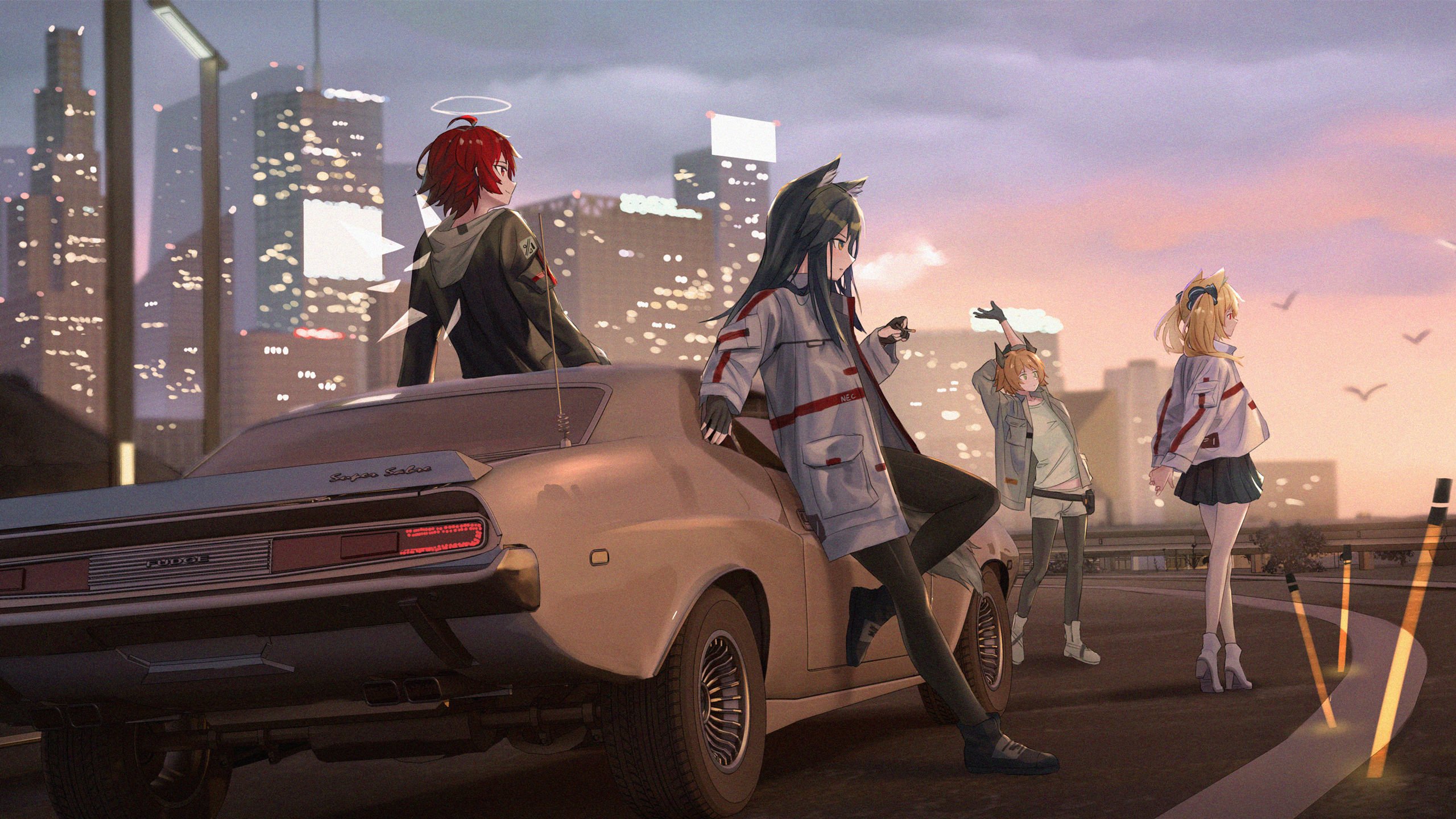 明日方舟 城市 汽车 公路