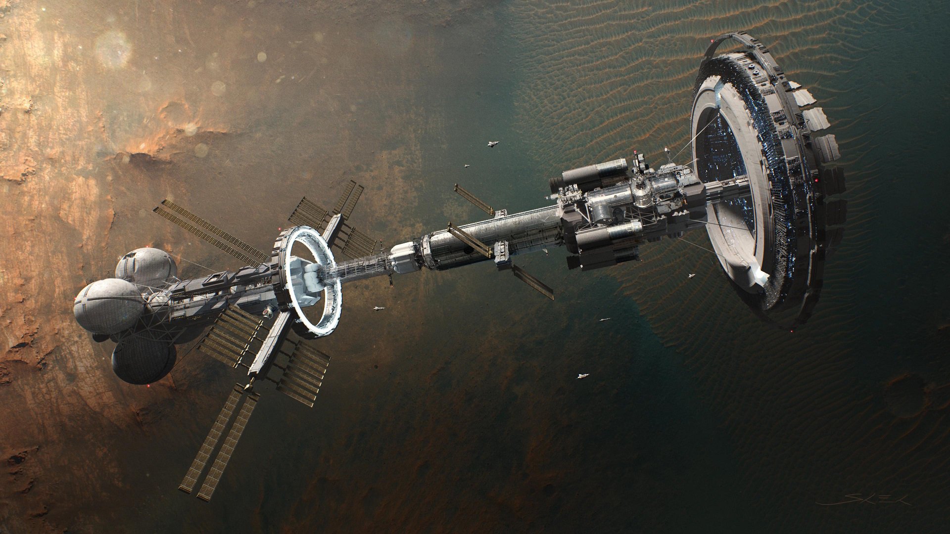 主机游戏 卫星 太空 空间站