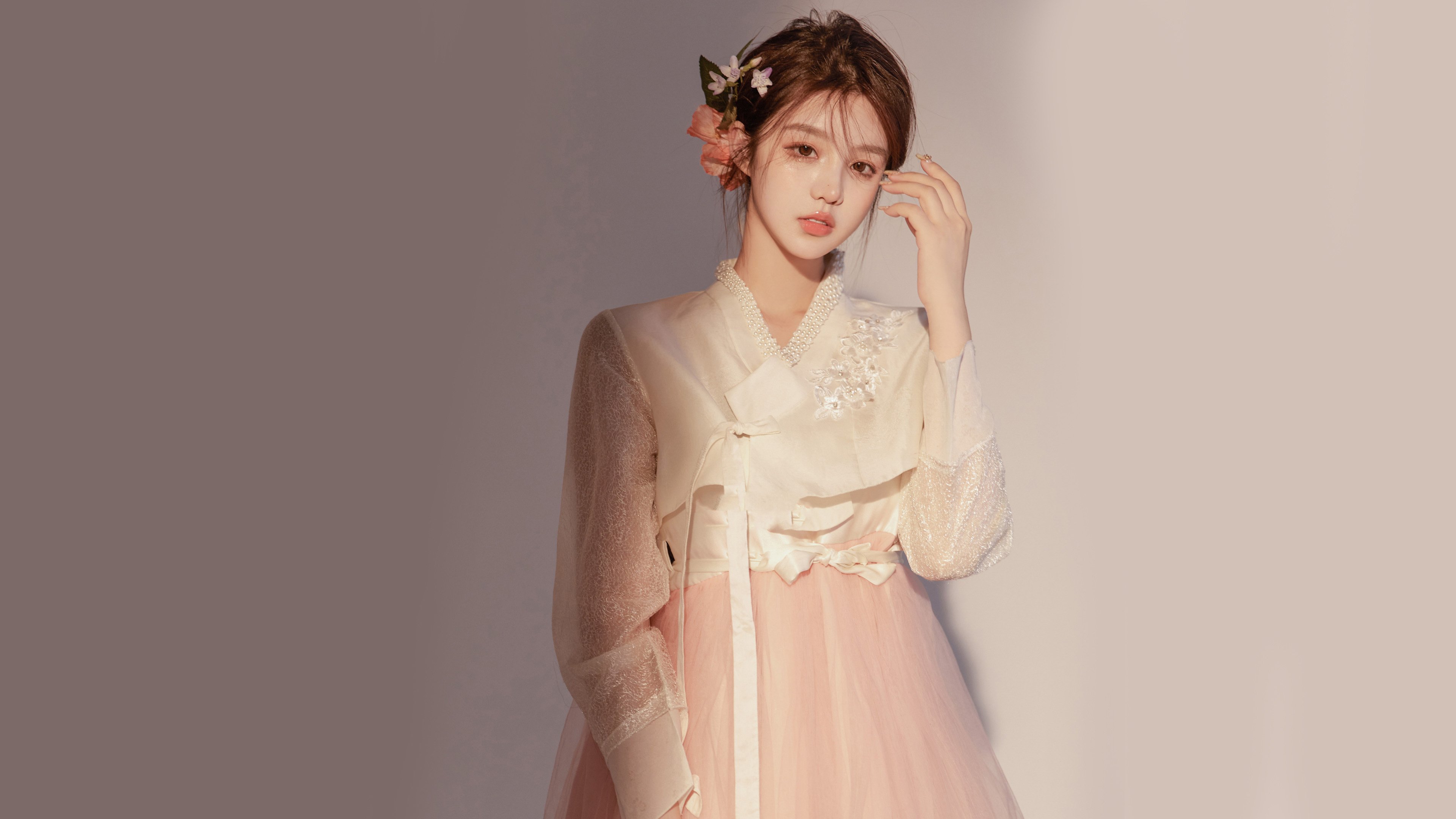 清纯 韩服 可爱