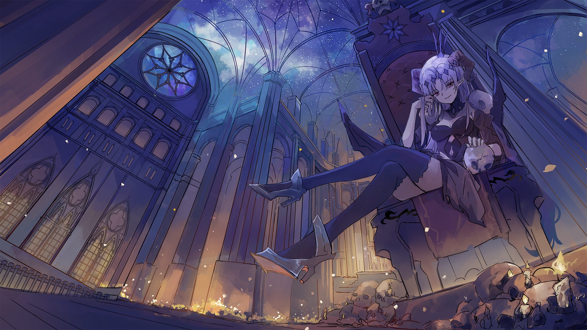 教堂 宫殿 骷髅 殿堂 座椅