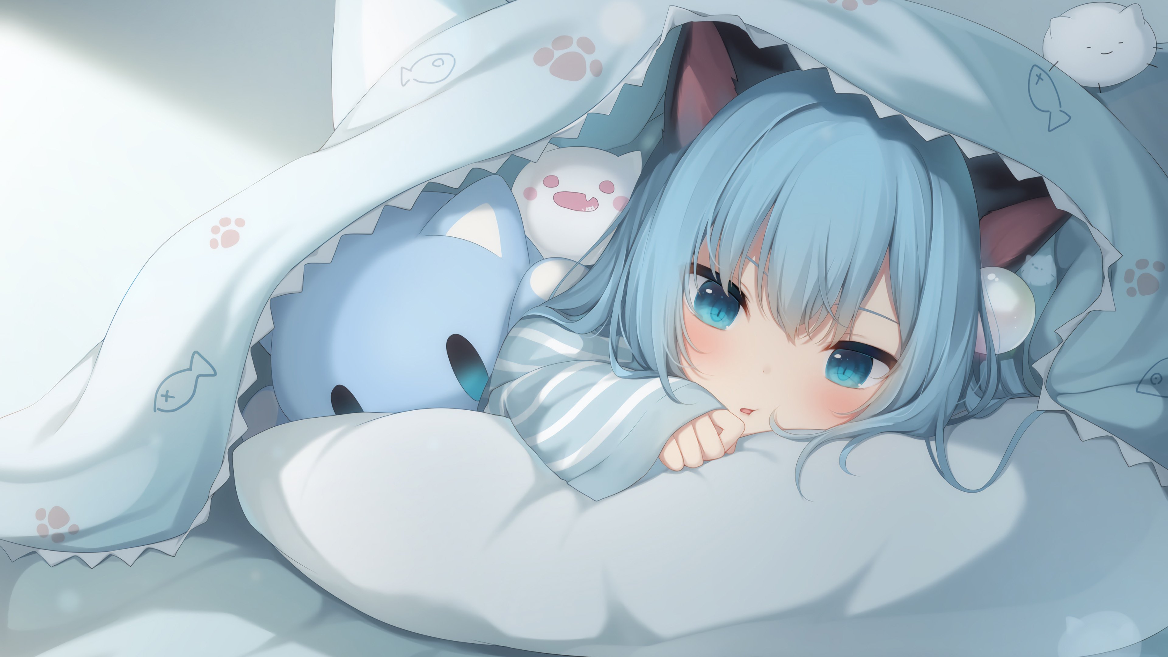 猫羽雫 被窝 可爱小女孩