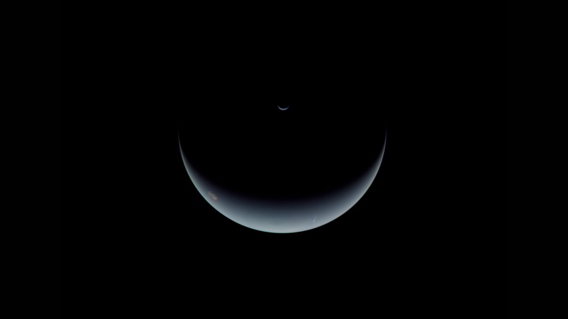 宇宙 星球 月牙