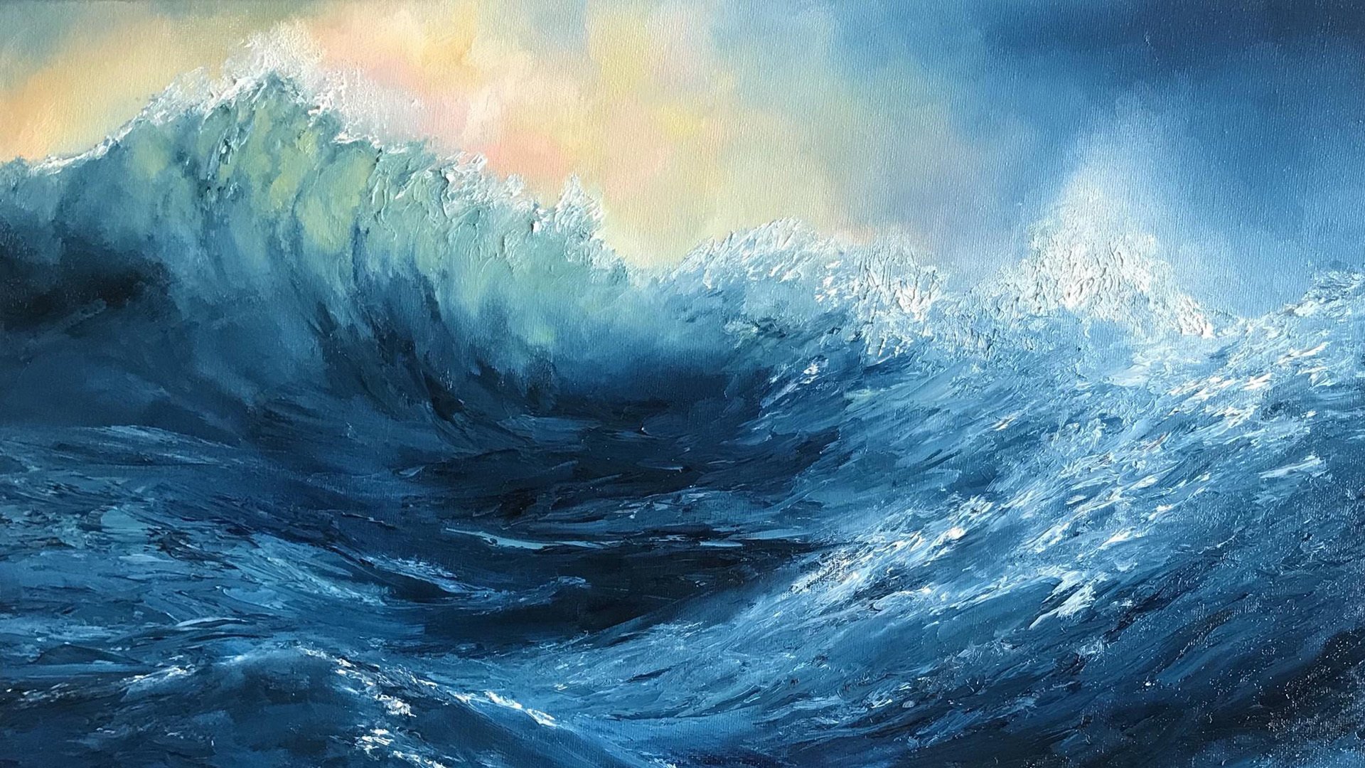 海洋天堂 海浪 波涛汹涌