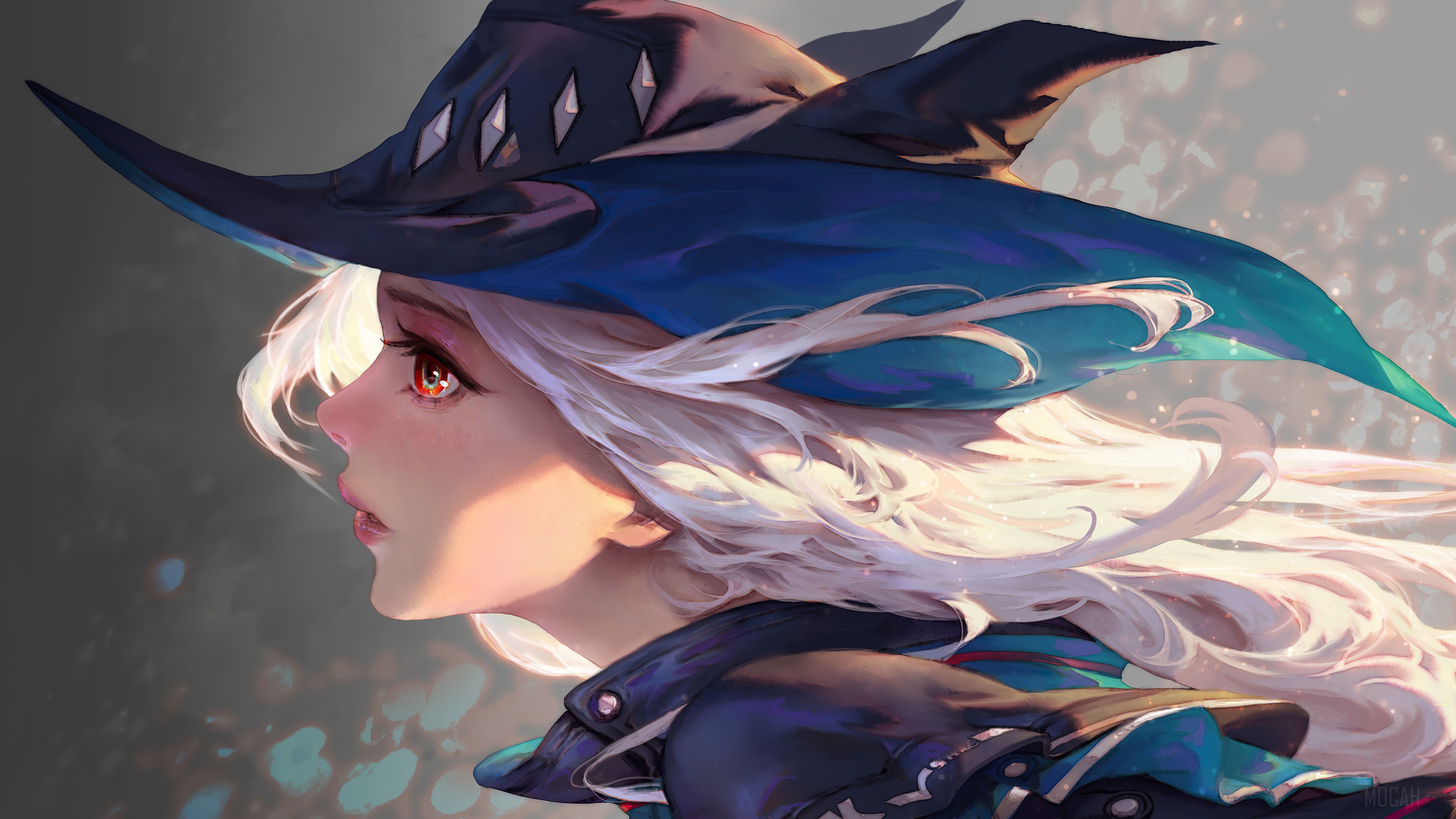 魔法 女巫 长发 法师