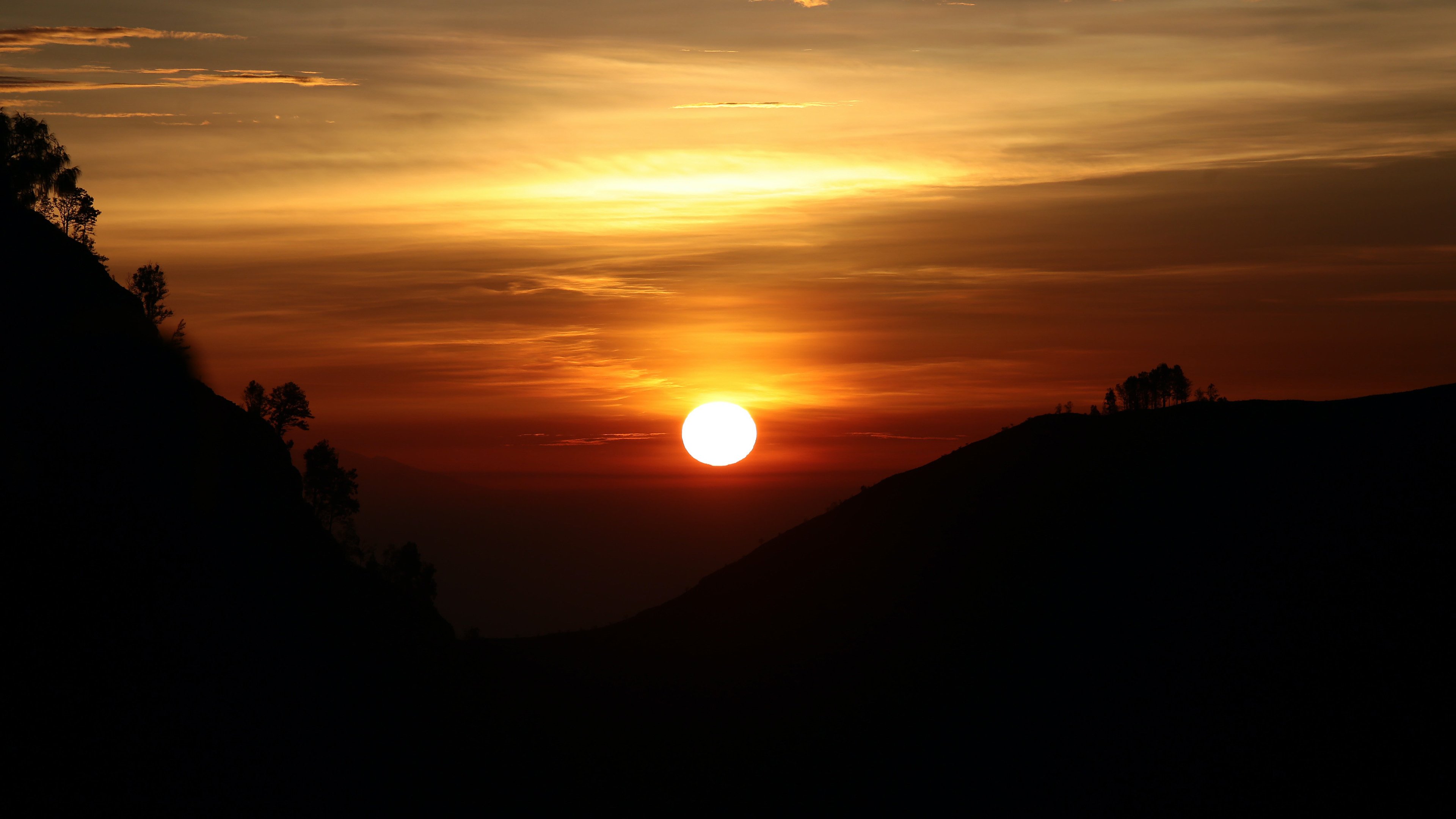 自然风光 日出 山顶 希望