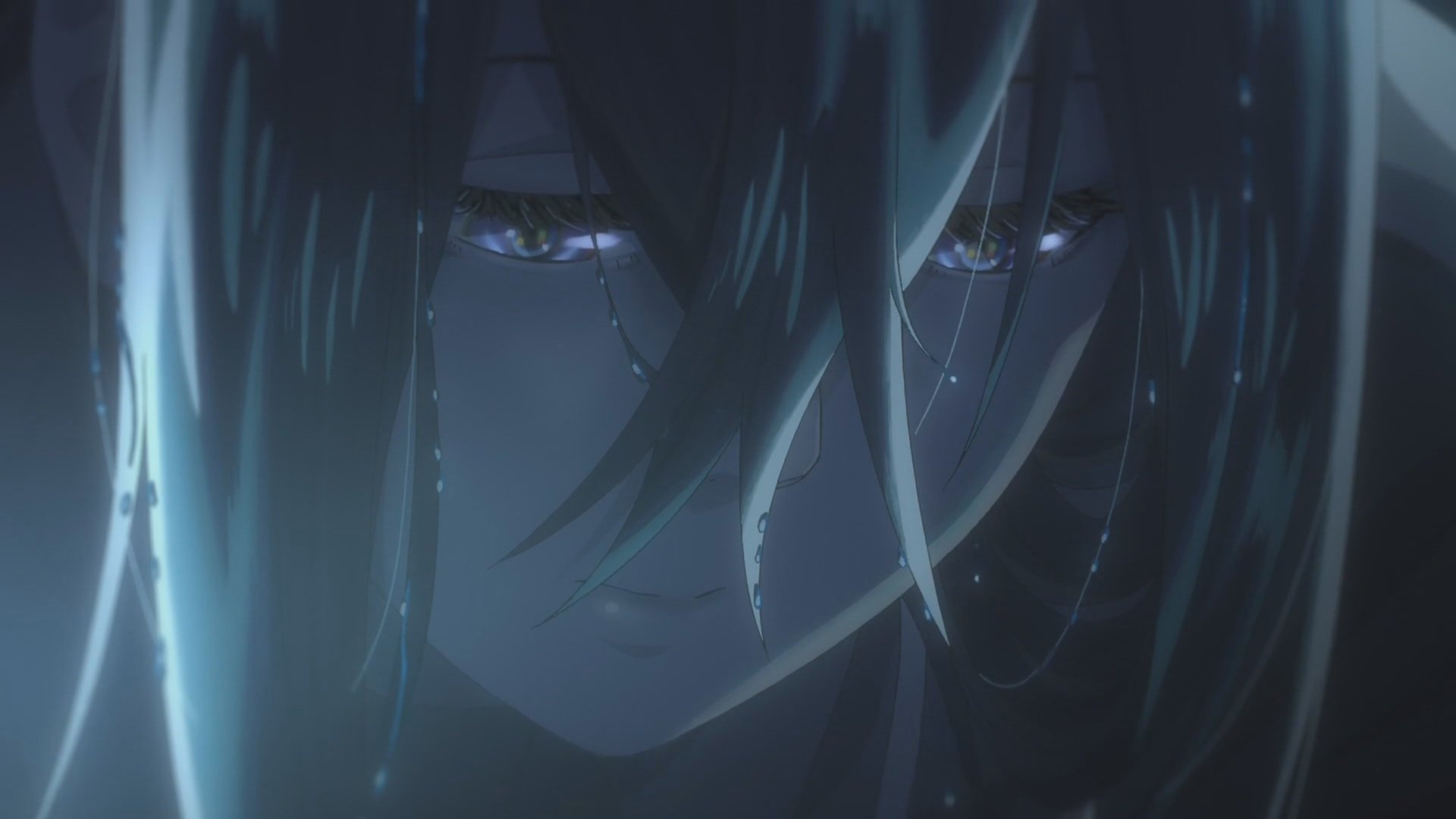 二次元 眼泪 淋雨 悲伤