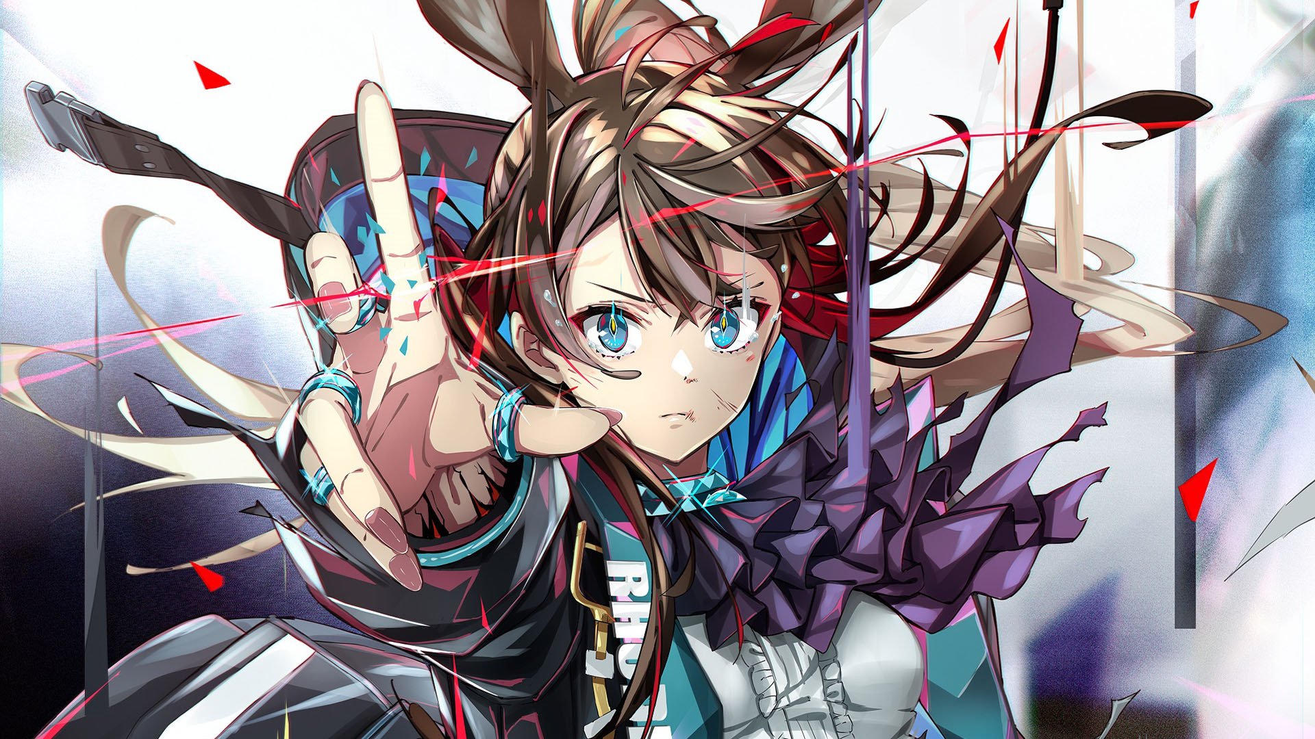 魔法女孩 魔力 蓝眼