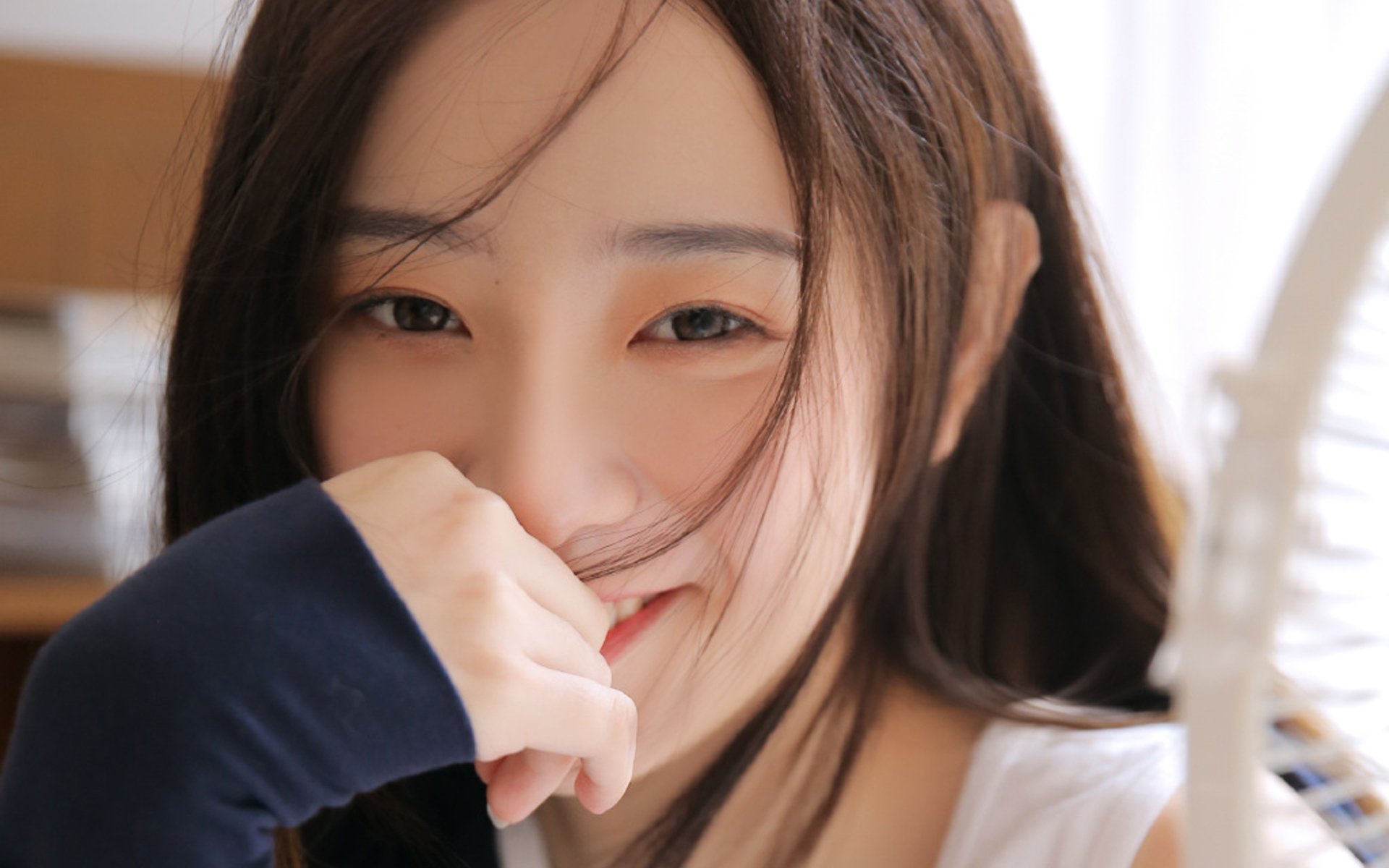 清纯 女神 居家