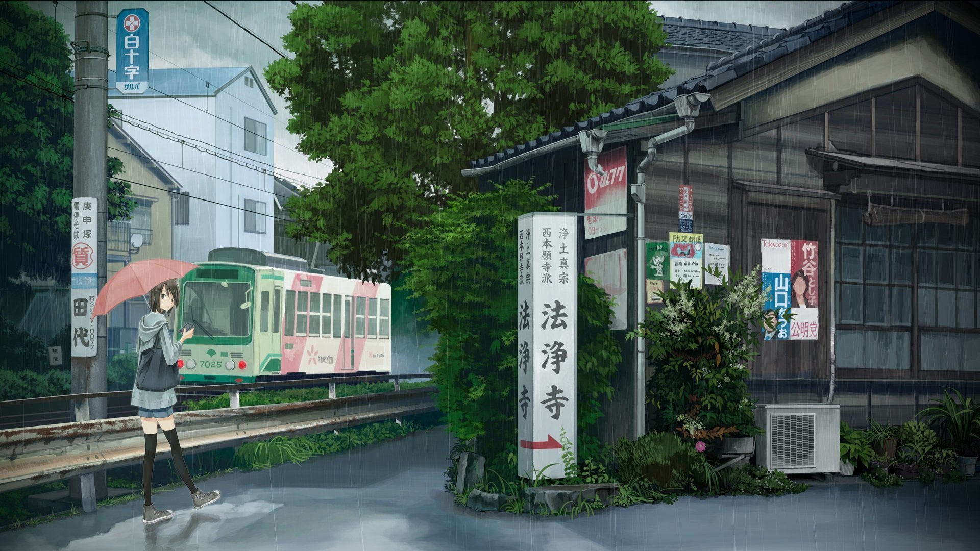 接头 日本 下雨 爱情