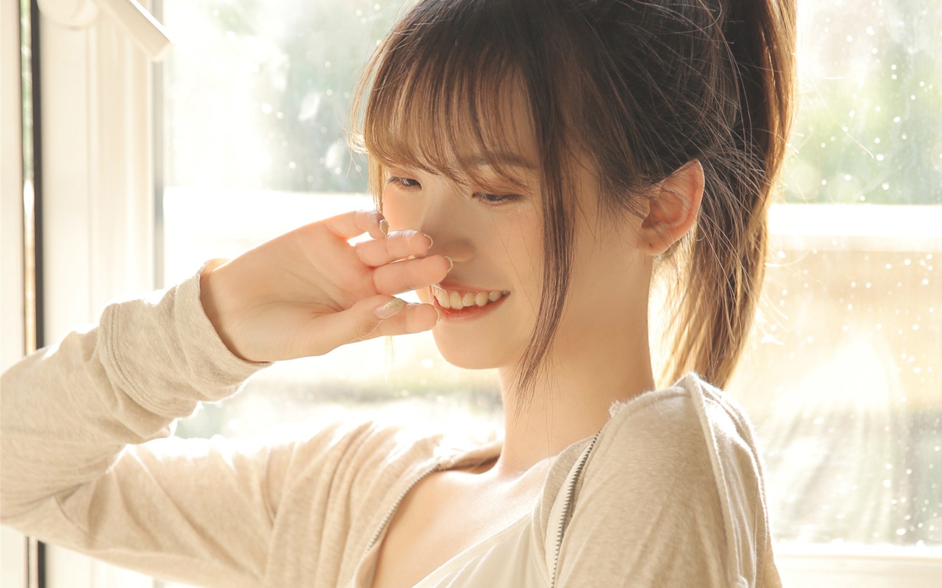 清纯 邻家女孩 可爱 长发