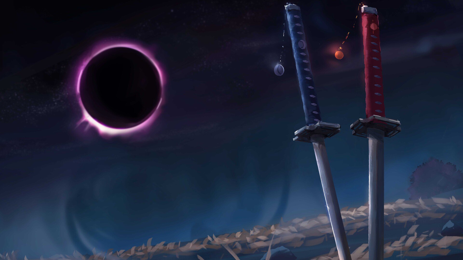 月食 双刀 旷野 沙场