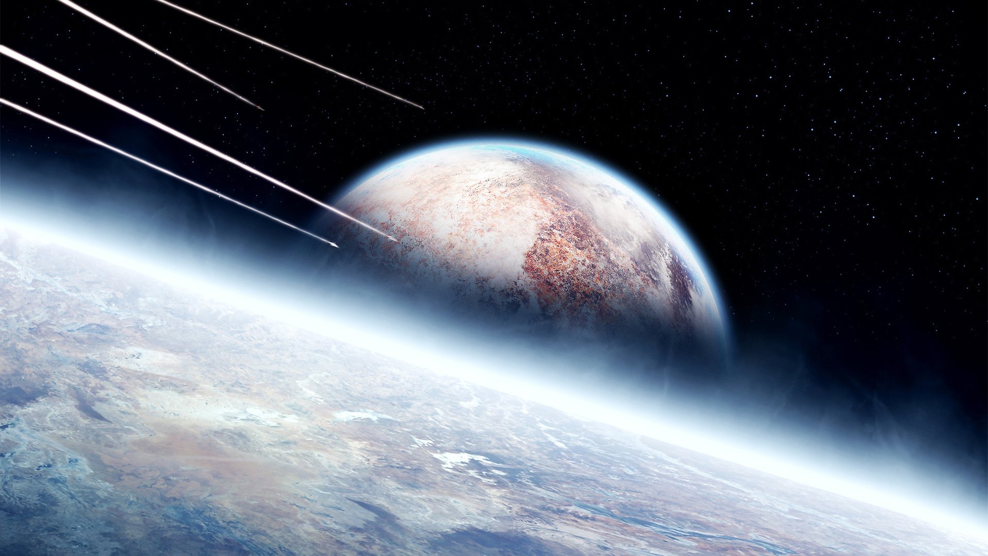 宇宙 太空 流星 陨石