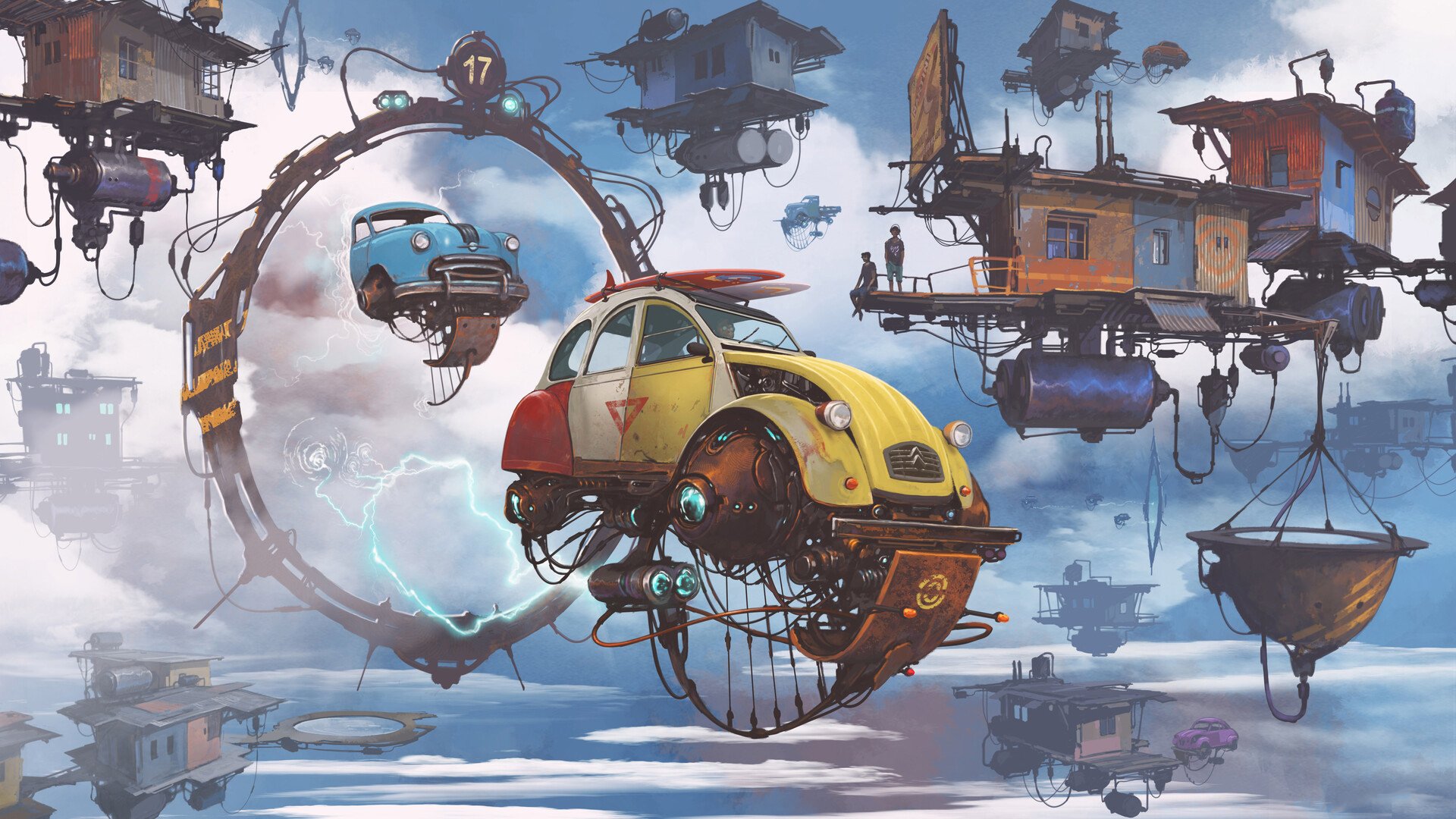 空间 穿梭 飞行器 悬浮 未来