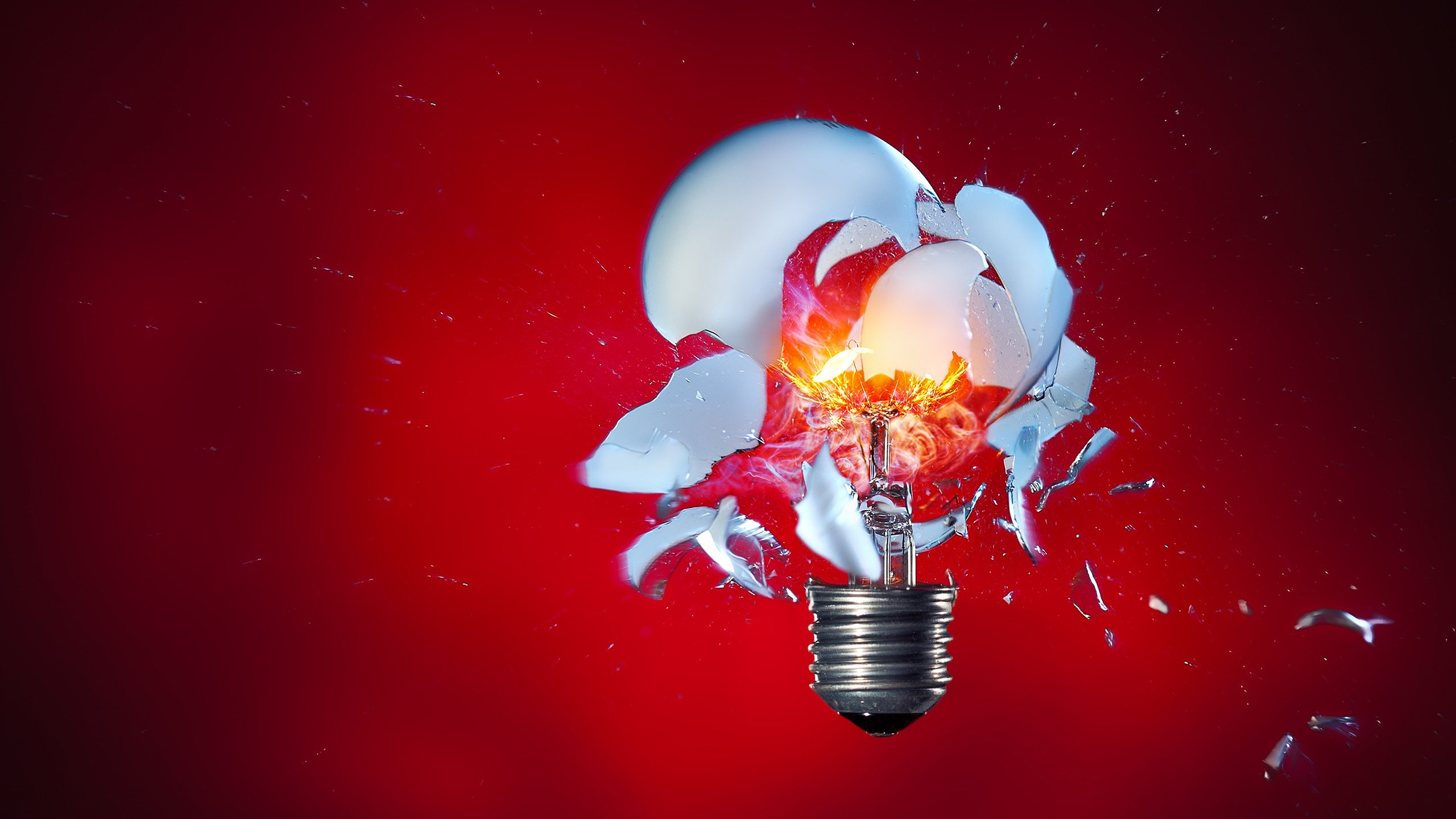 灯泡 破碎 抽象 延时