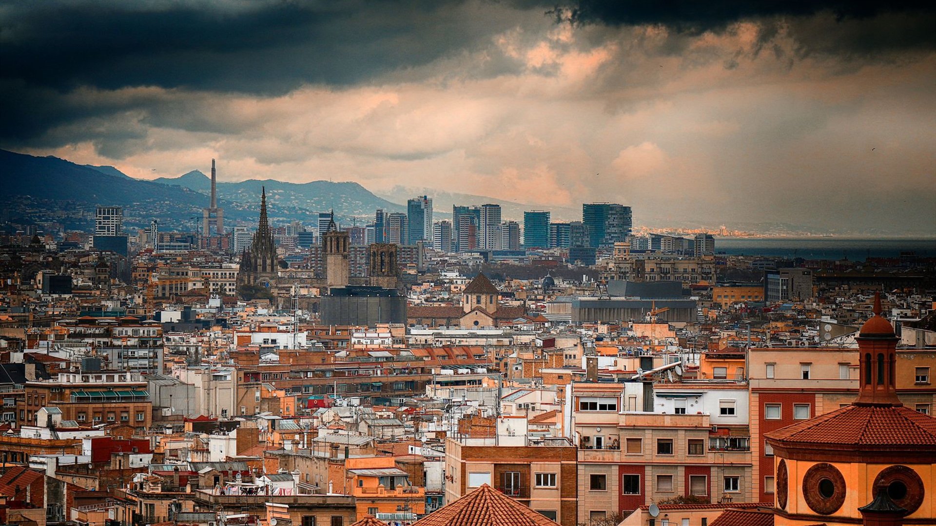 欧洲 城市 建筑群