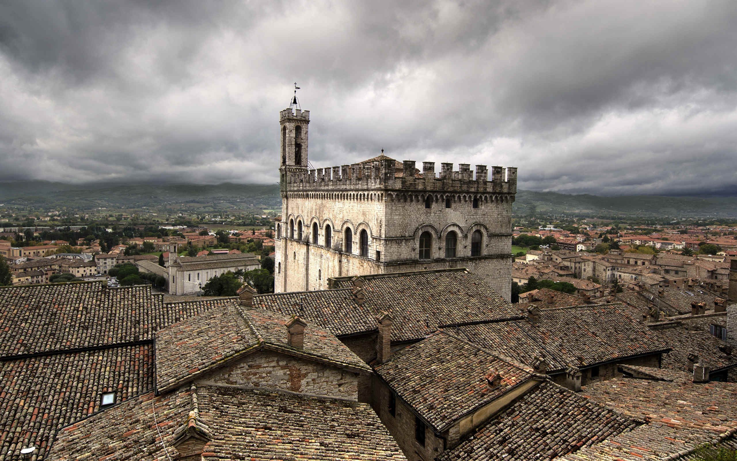 城市夜景 欧洲 城堡