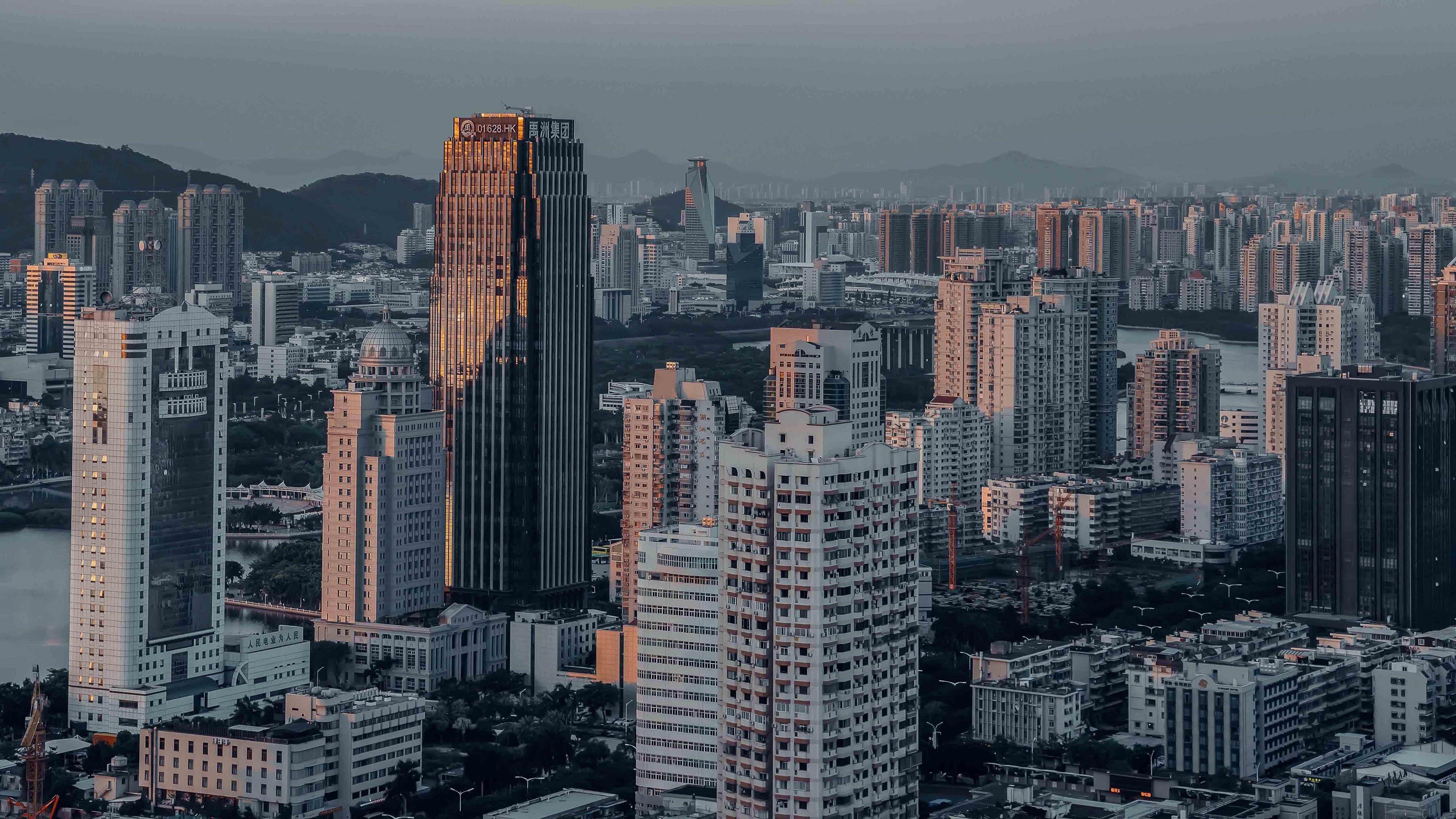 城市夜景   高楼大厦  城市