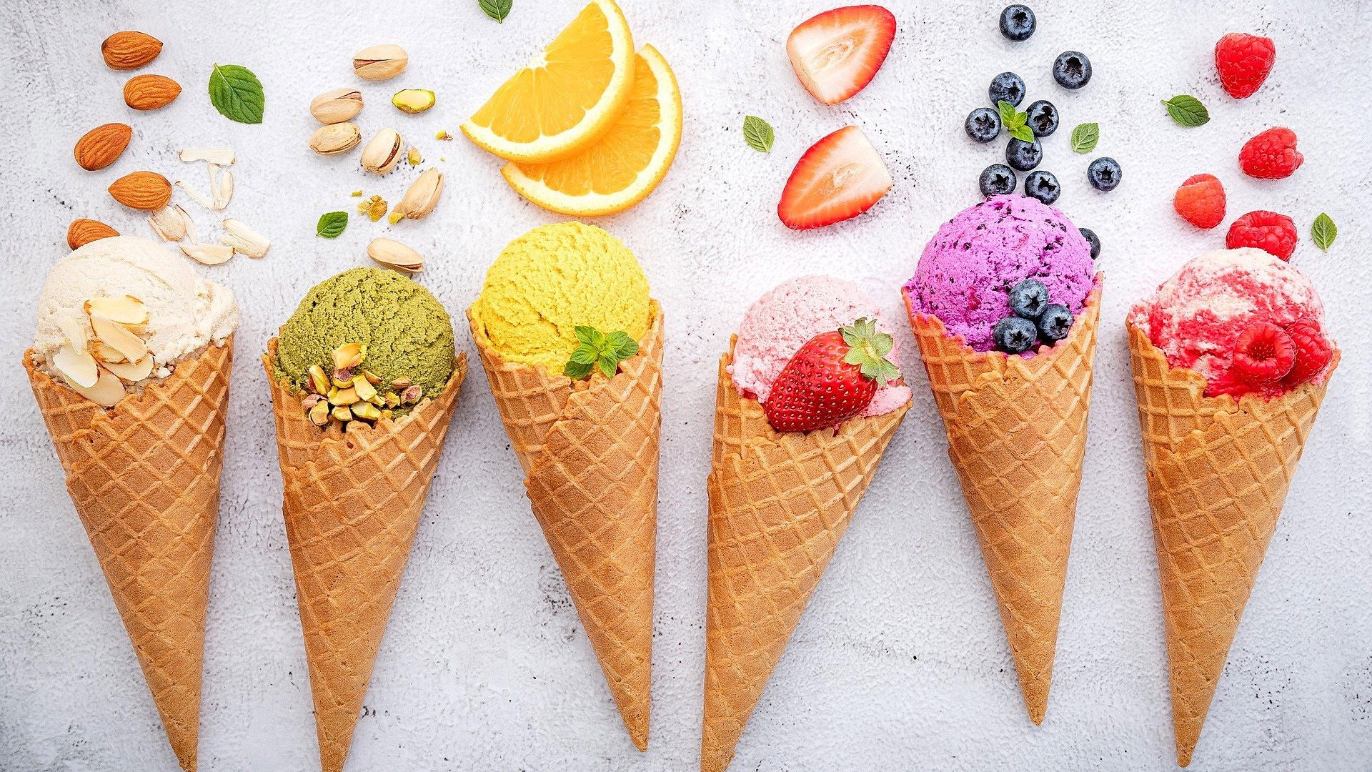 舒缓压力 冰淇淋 水果