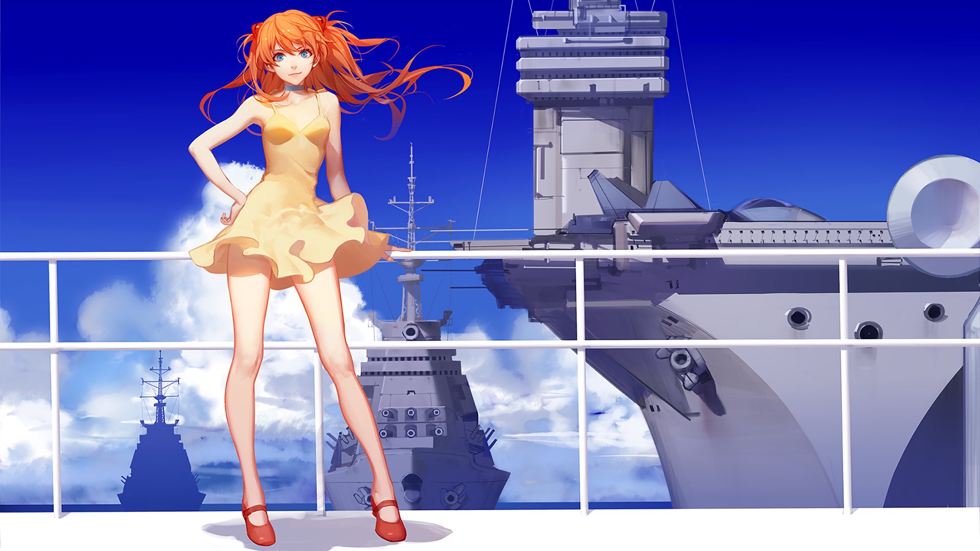 新世纪福音战士 短裙 军舰 高跟鞋