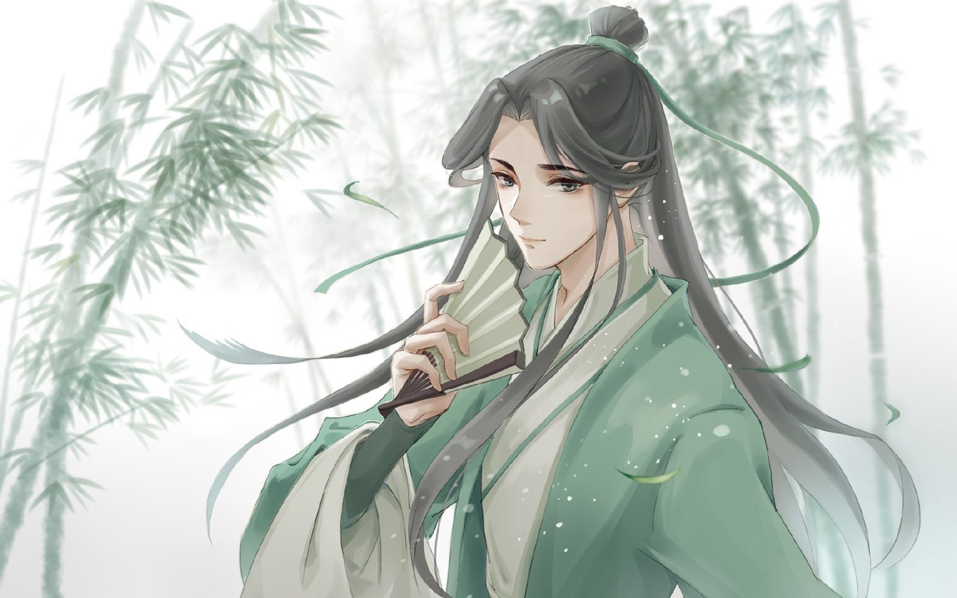 唯美动漫 古风 美男