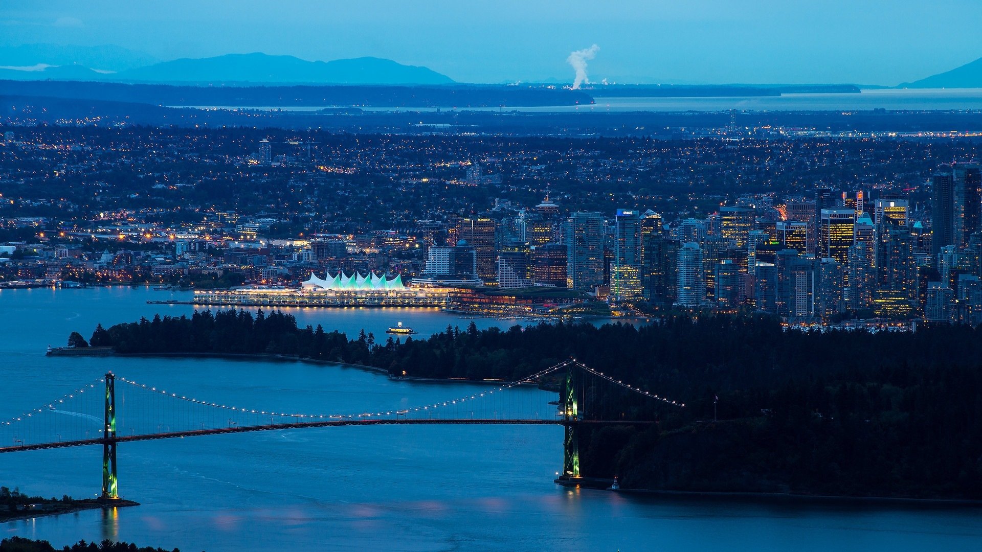 城市夜景 金门大桥 旧金山 洛杉矶