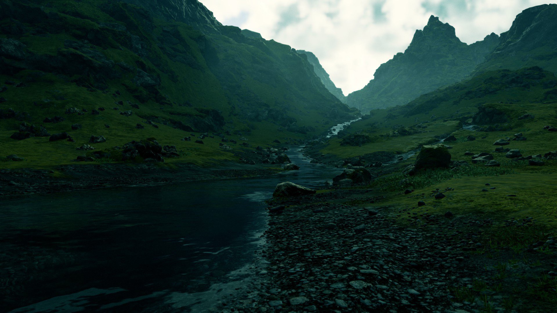 自然风光 幽幽山谷 清晨 青山