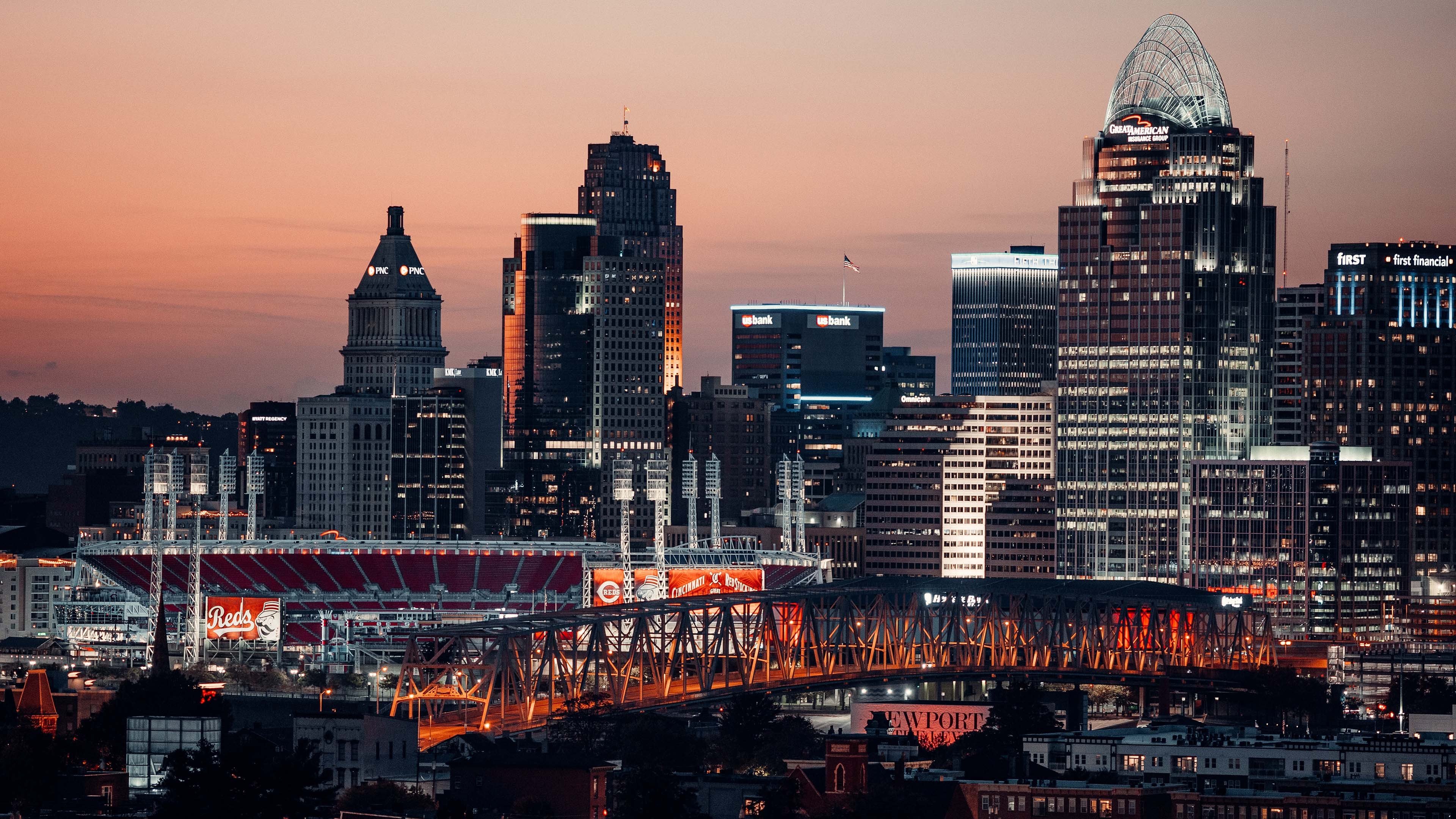 城市夜景 夜幕 都市 高楼