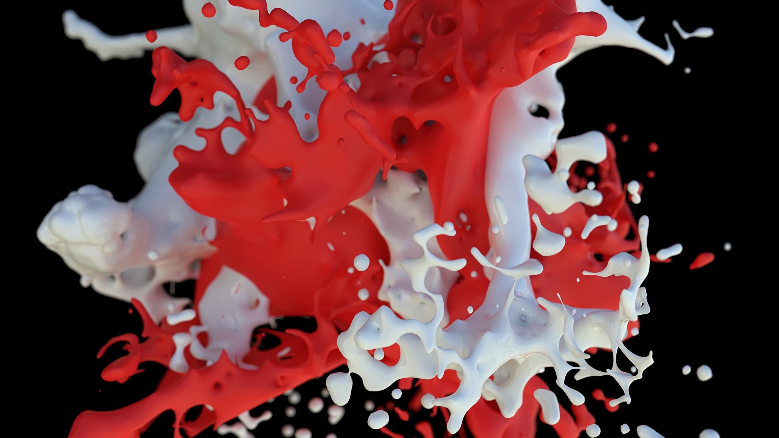 创意 色彩 牛奶