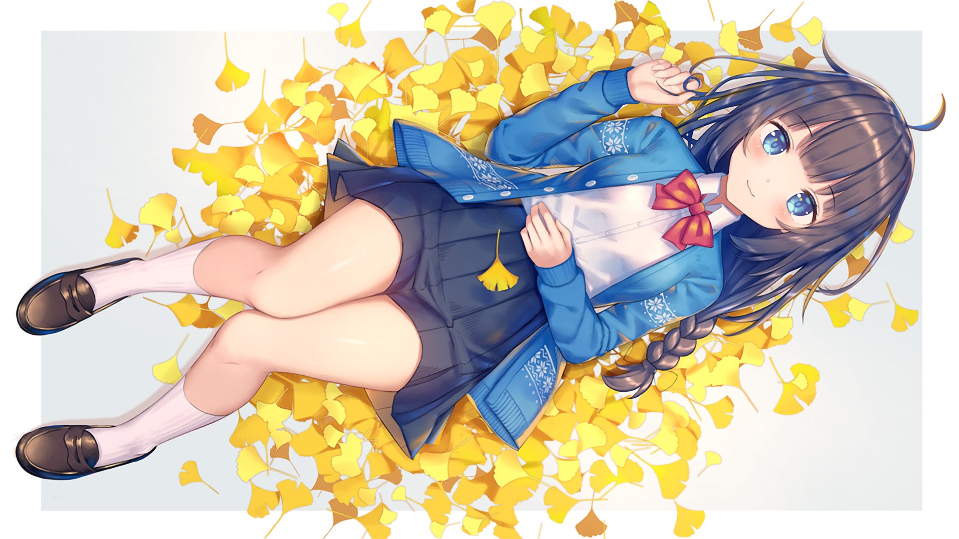 银杏 大眼女孩 校服