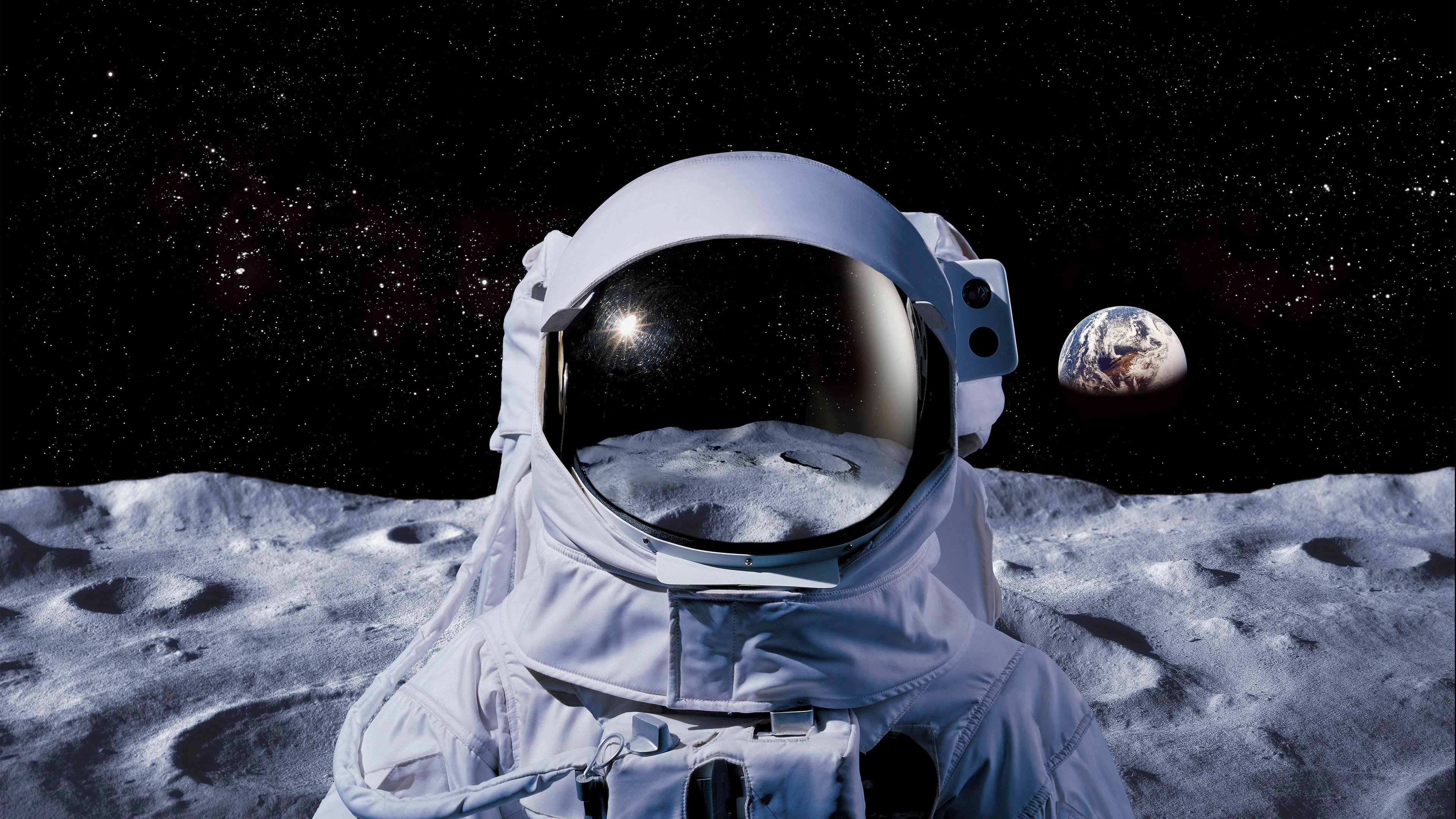 宇航员 月球 地球 宇宙