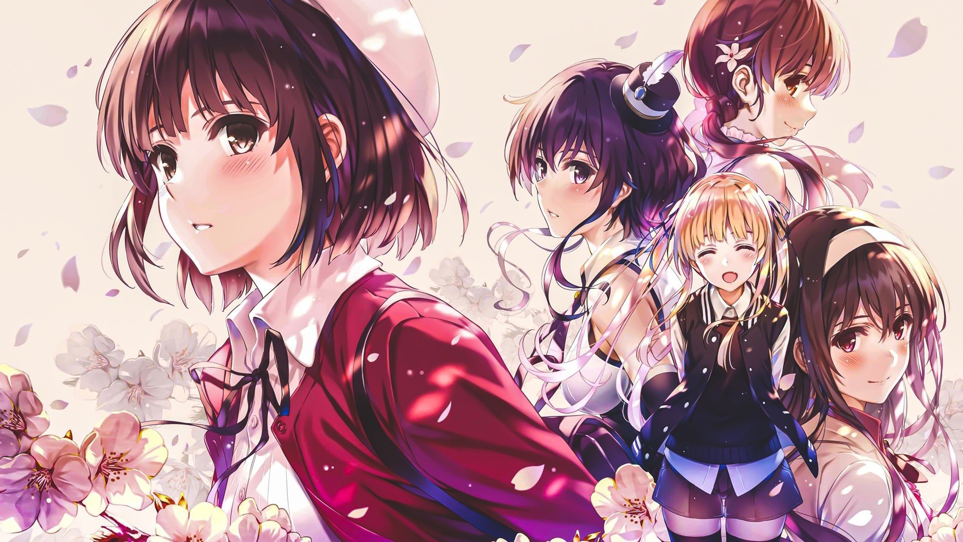 二次元 校园 校服 同学 樱花