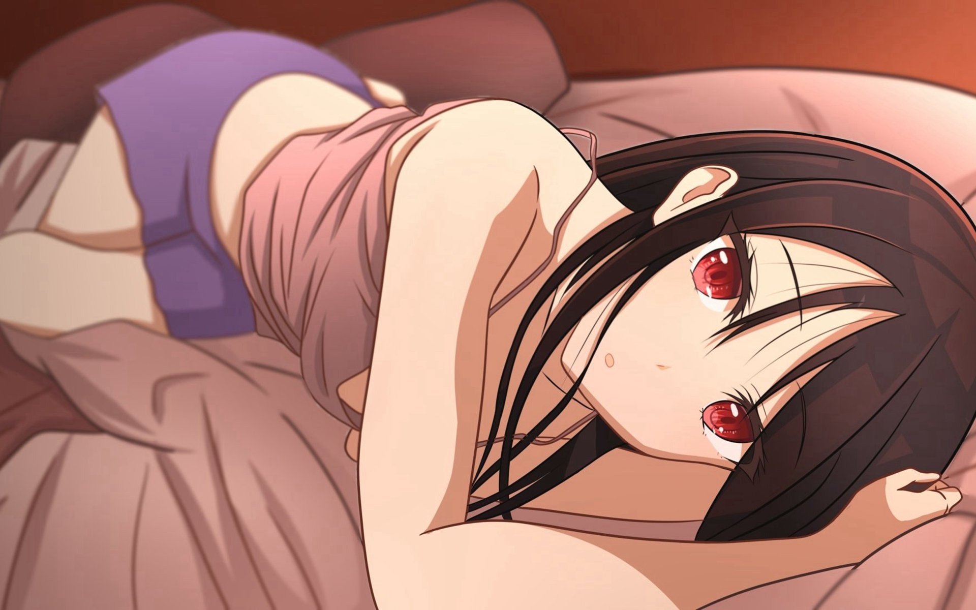 二次元 沙发 居家 短发 睡觉