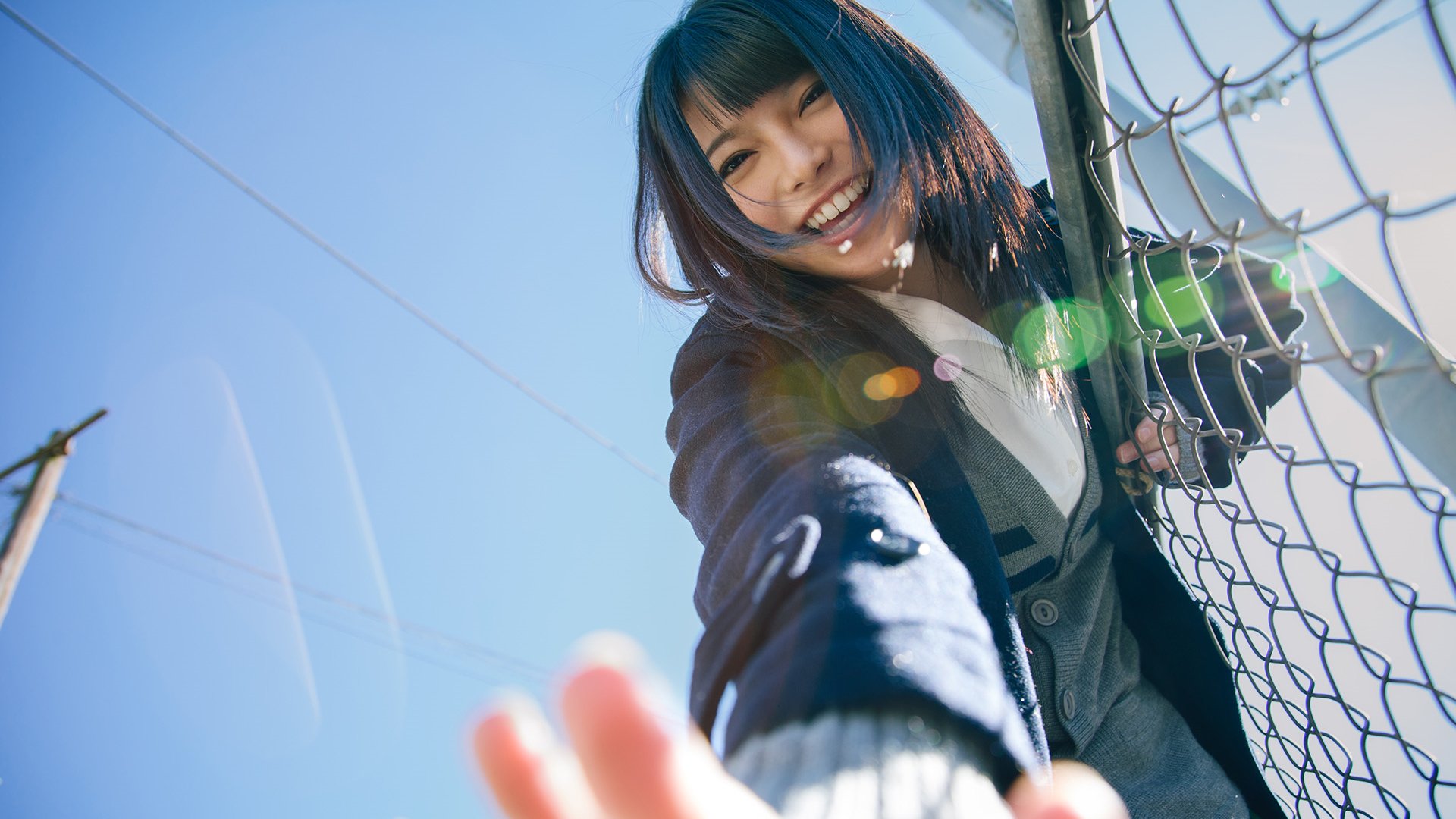 清纯 阳关 女孩 开朗