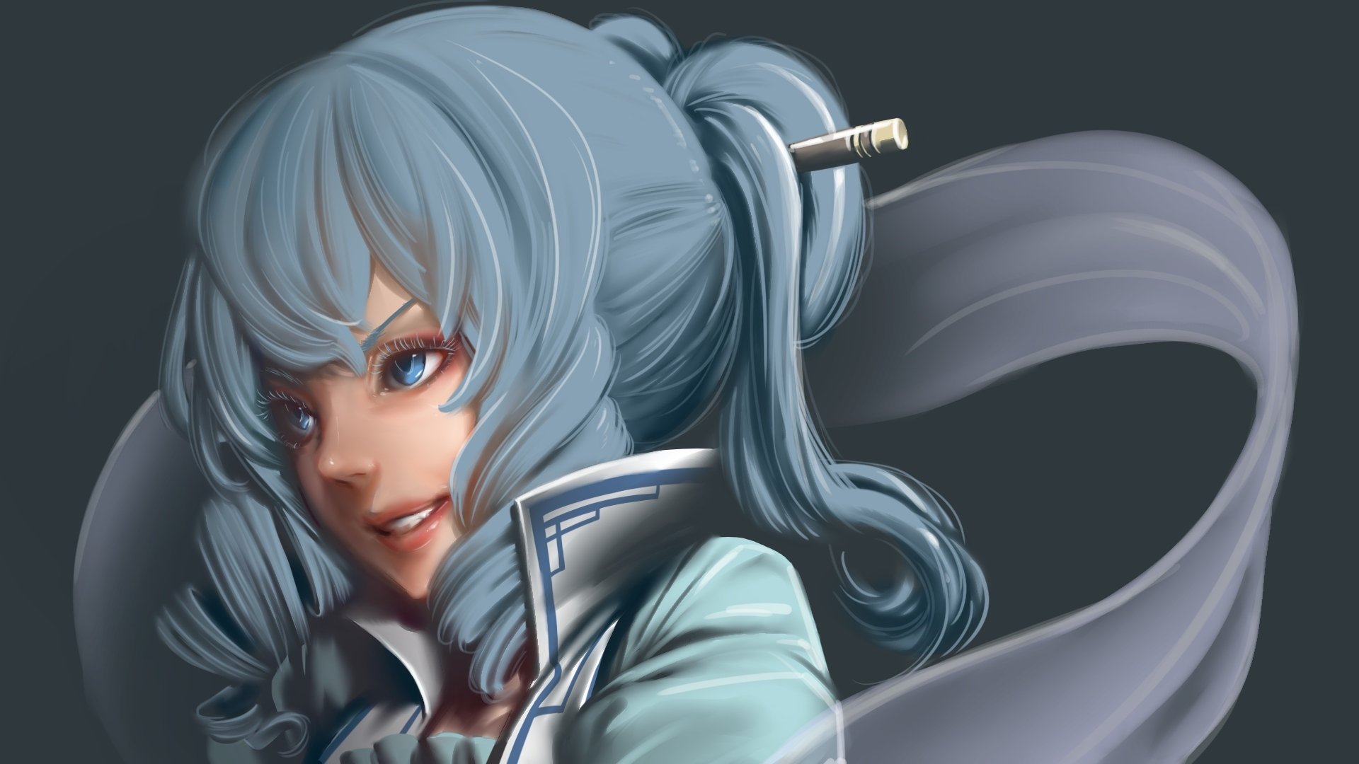 卡通人物 长发 二次元 个性