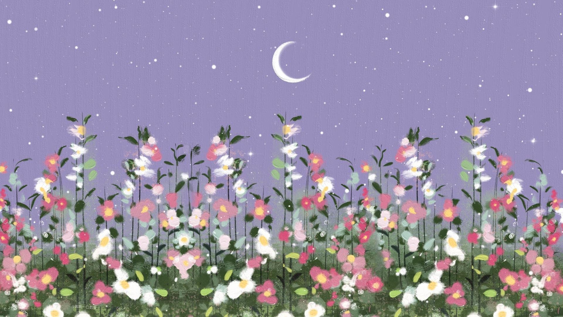 清新  手绘  小花