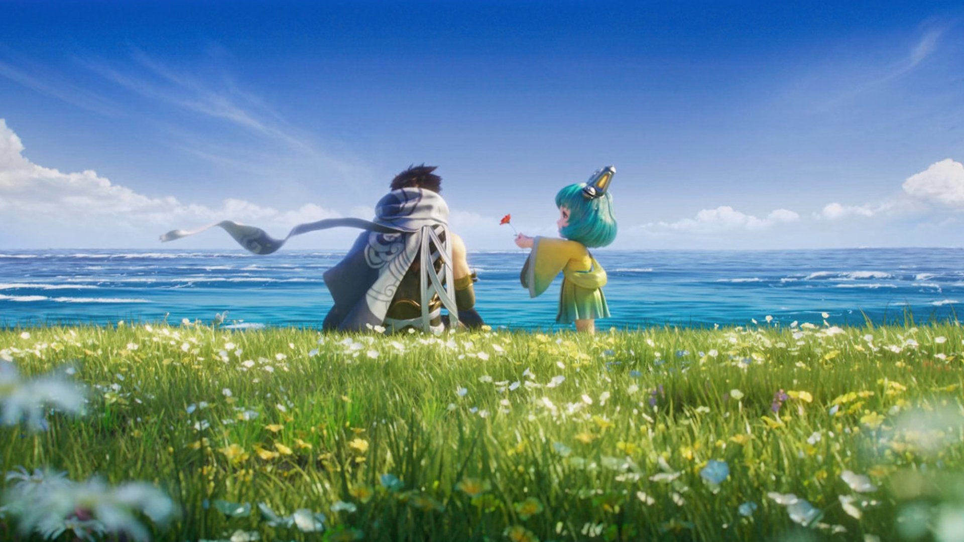 王者荣耀 蔡文姬 澜 海边 草地