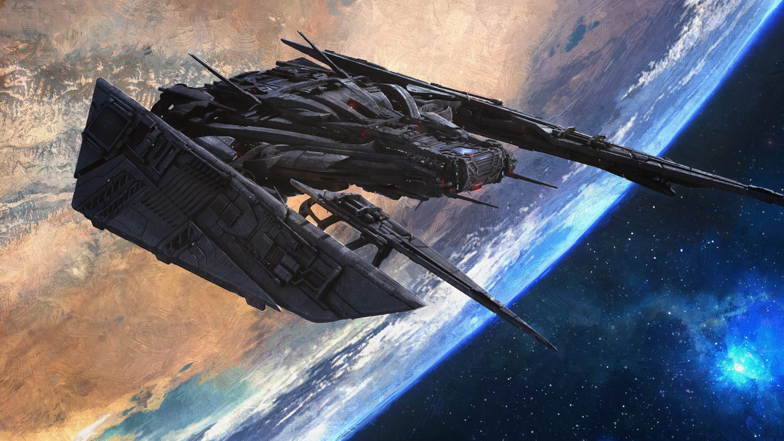 地球 太空 飞船 宇宙