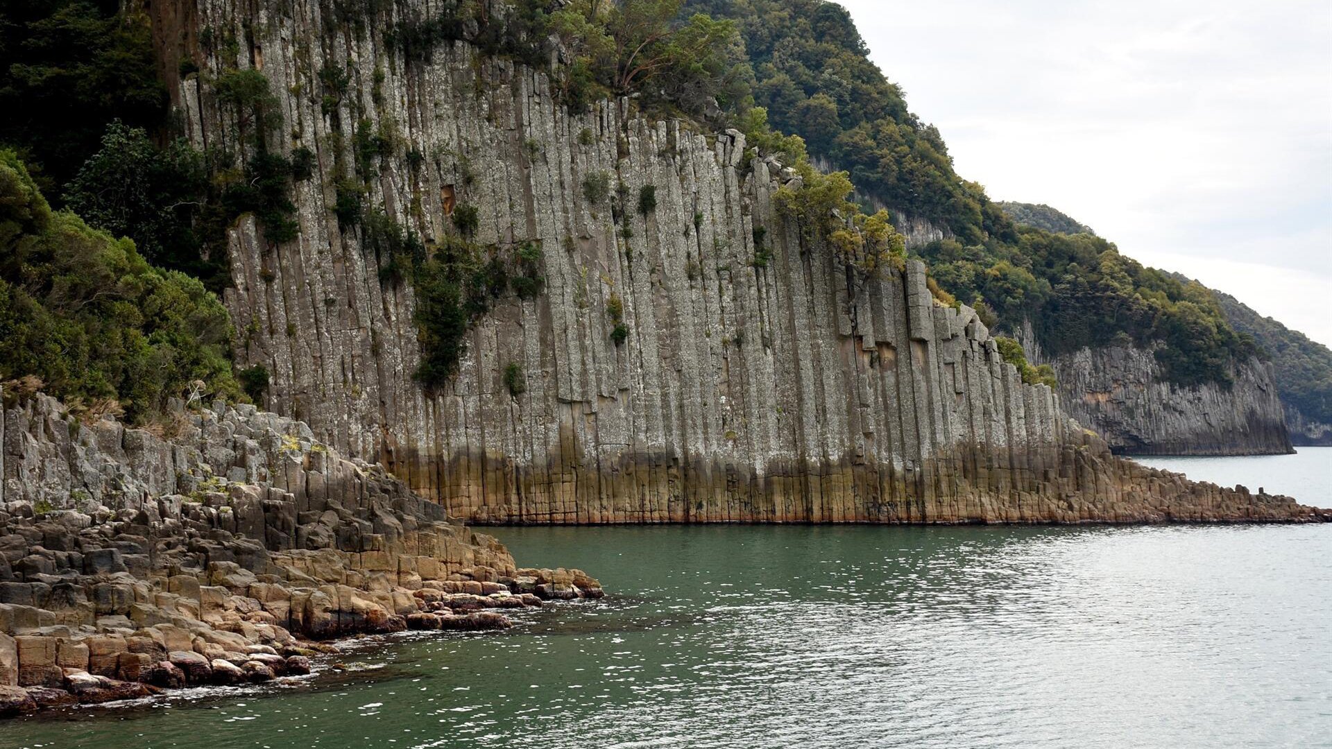 自然风光 玄武柱岩 奇特景观