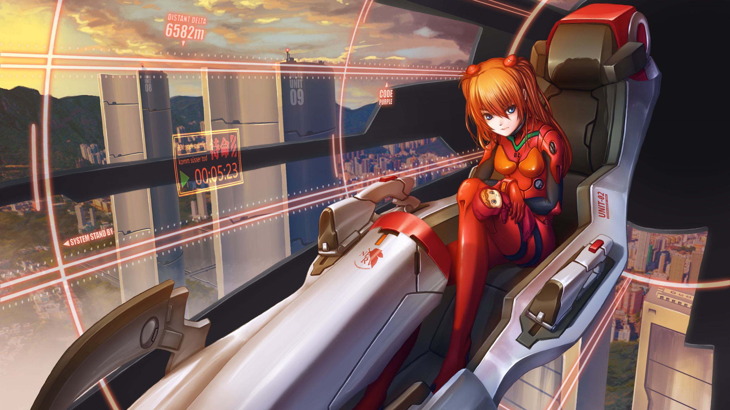 二次元 福音战士 飞船