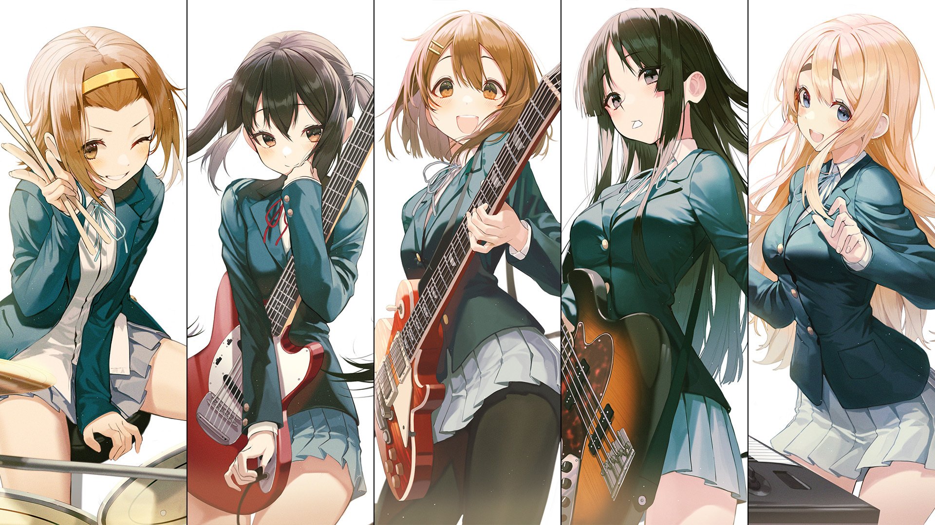 轻音少女 乐队 鼓手 吉他手