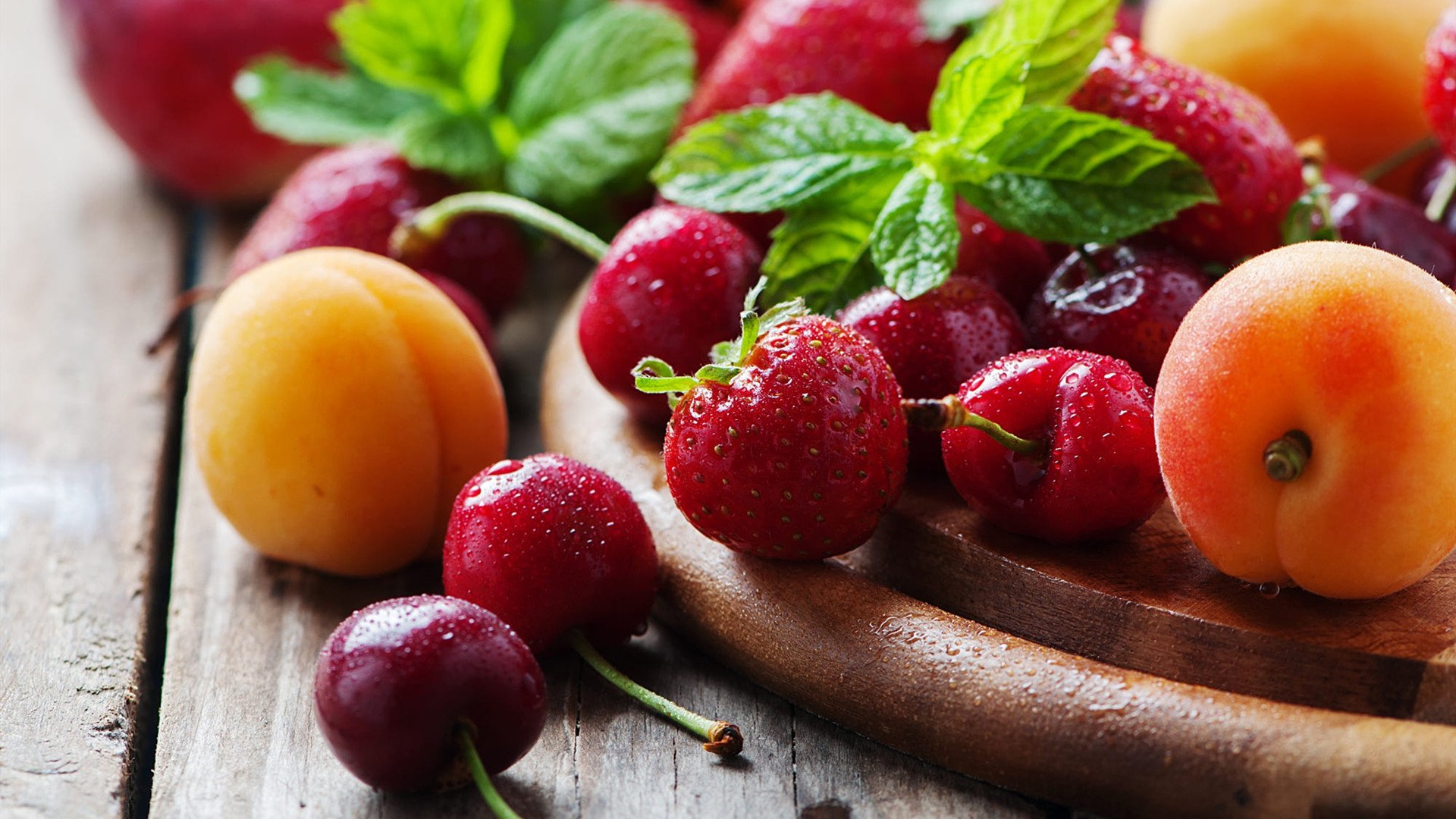 动感水果 樱桃 草莓 杏