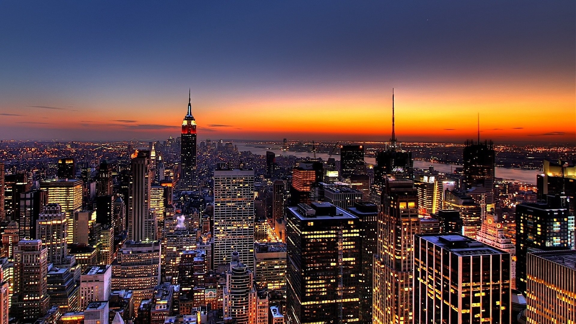 城市风光 夜景