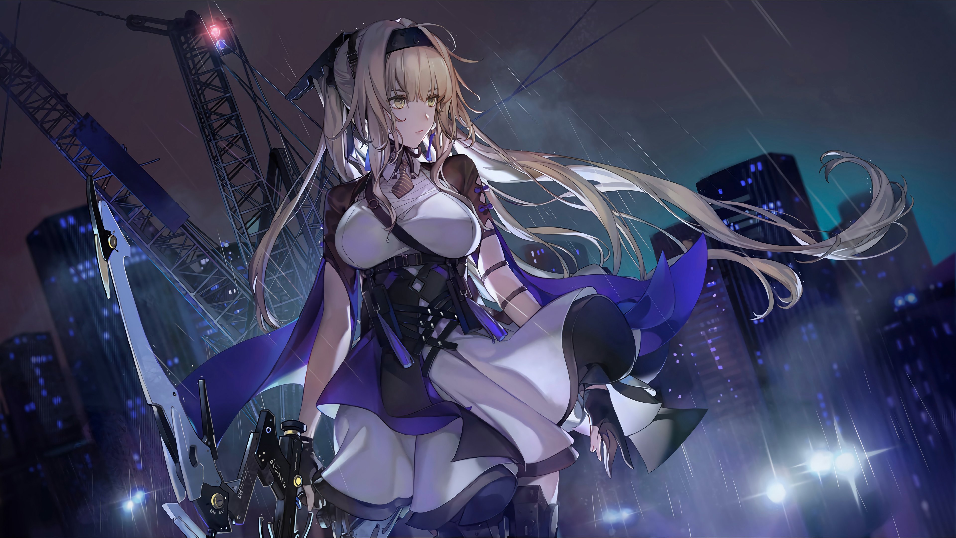 二次元 雨夜 比安卡