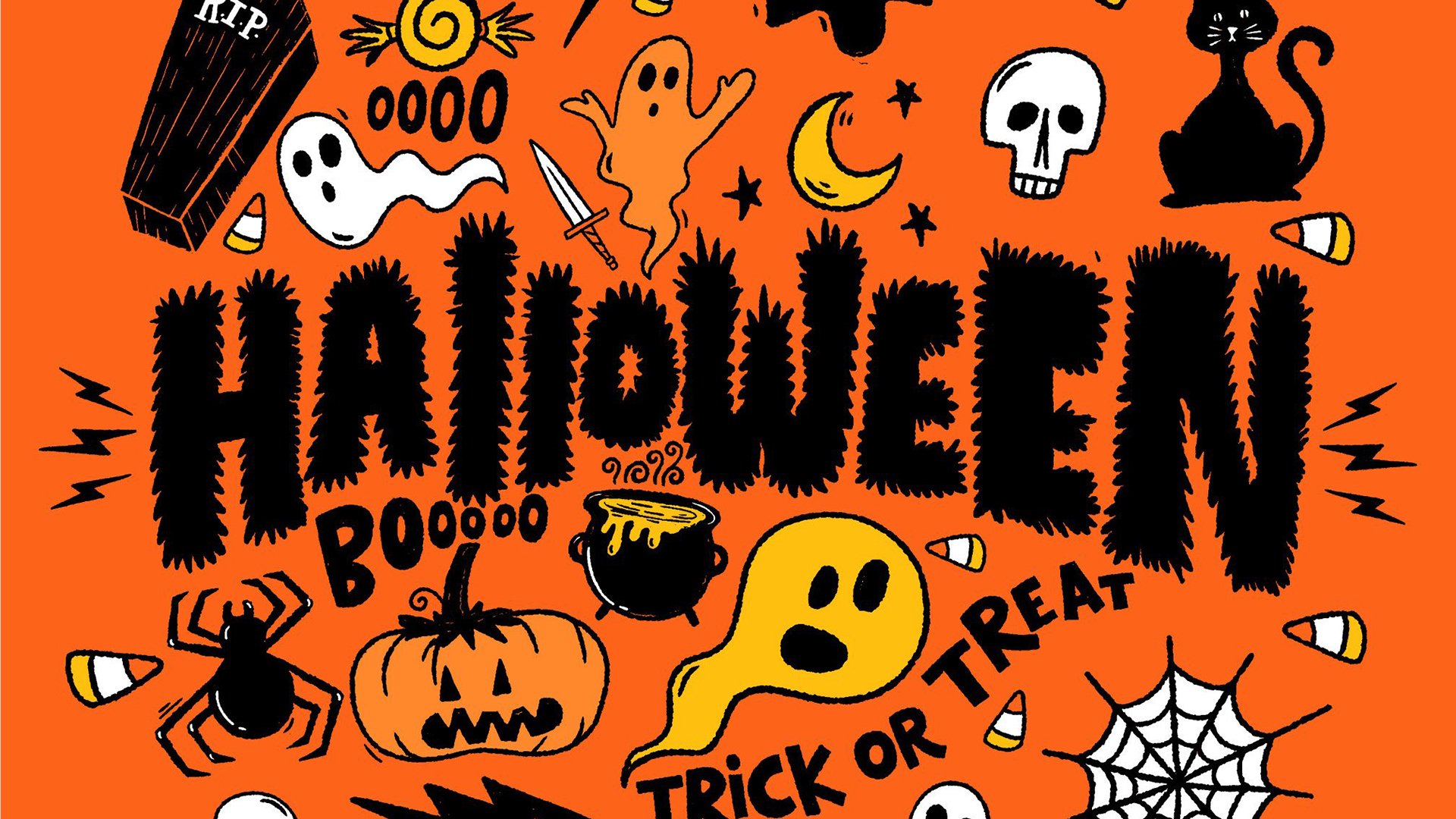 万圣节 幽灵 鬼怪 南瓜 蜘蛛