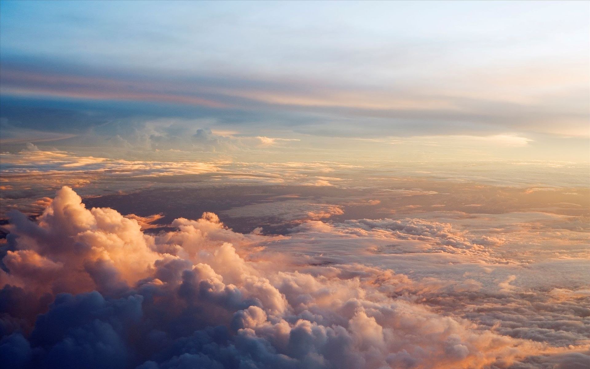 蓝天白云 云海 云朵