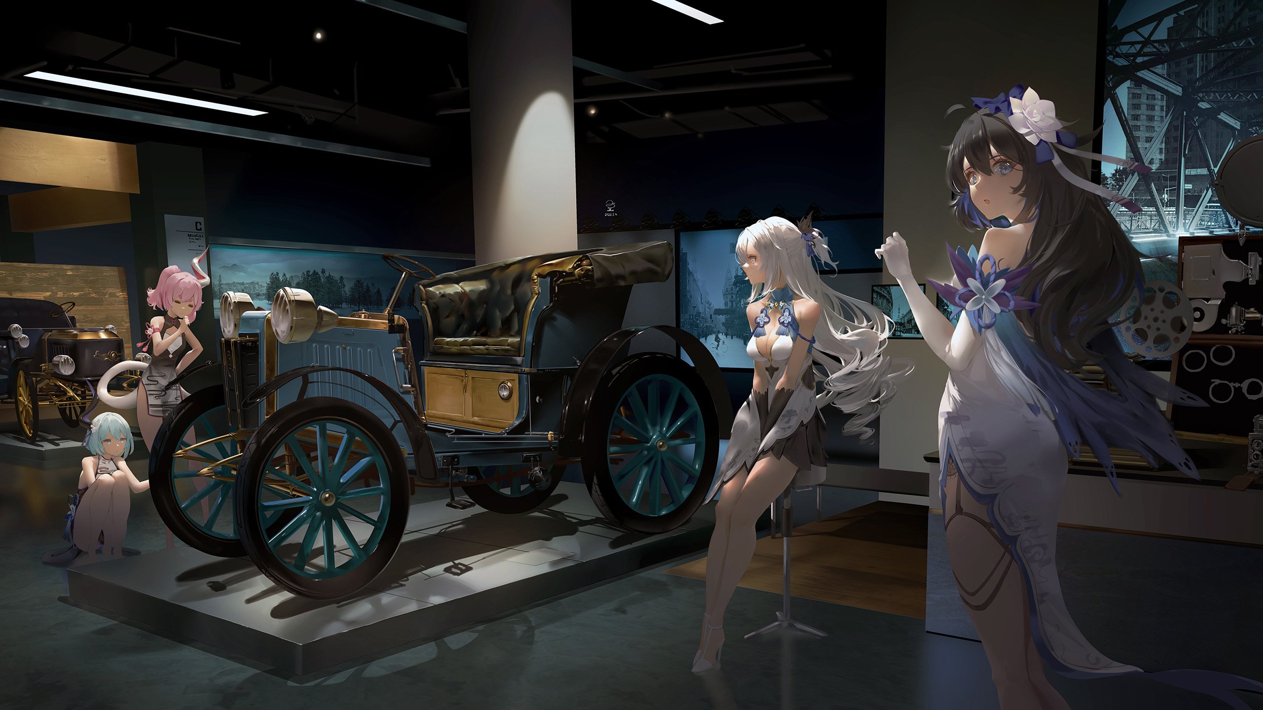 展览馆 汽车 老爷车