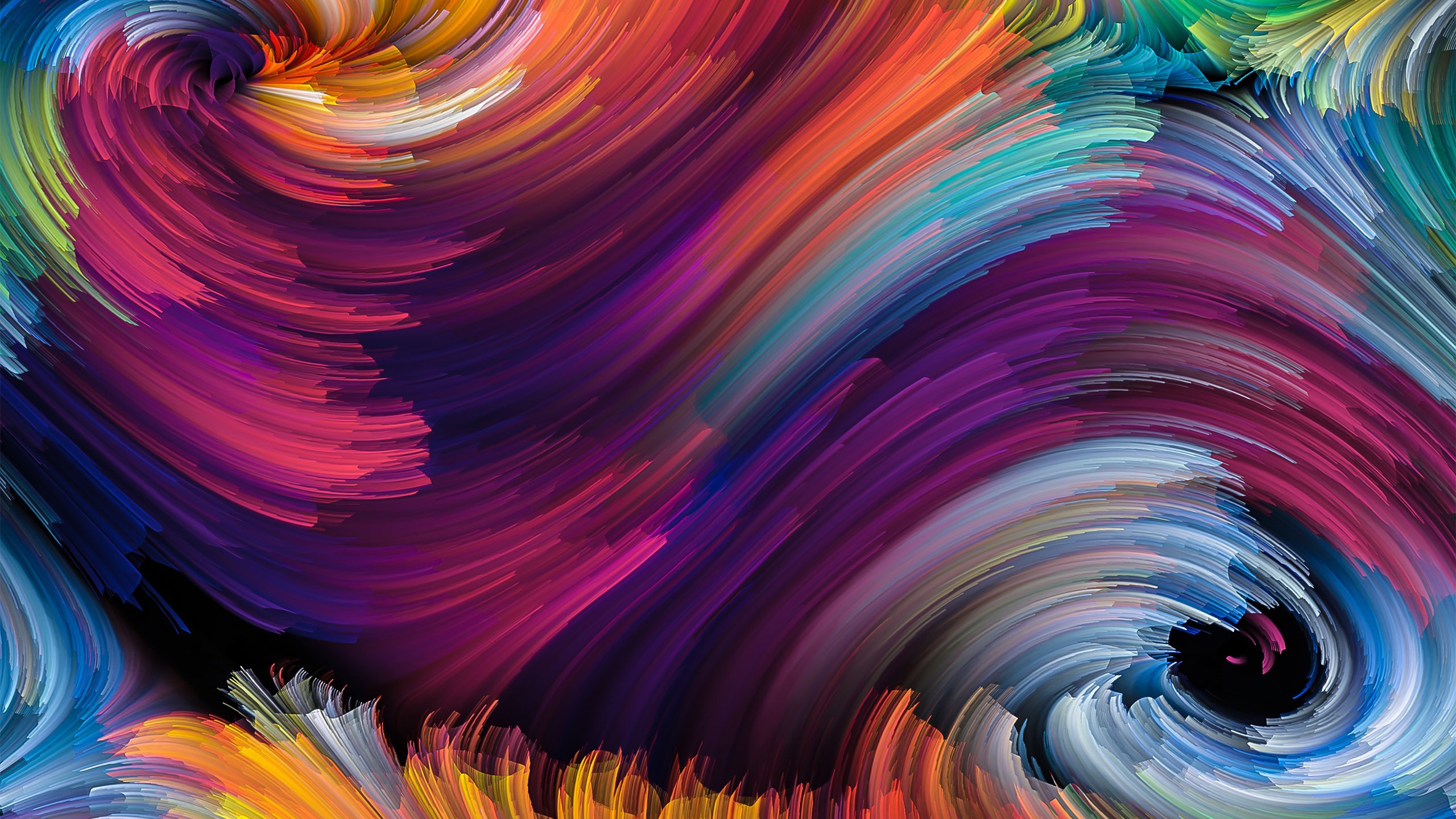 色彩 抽象 旋涡