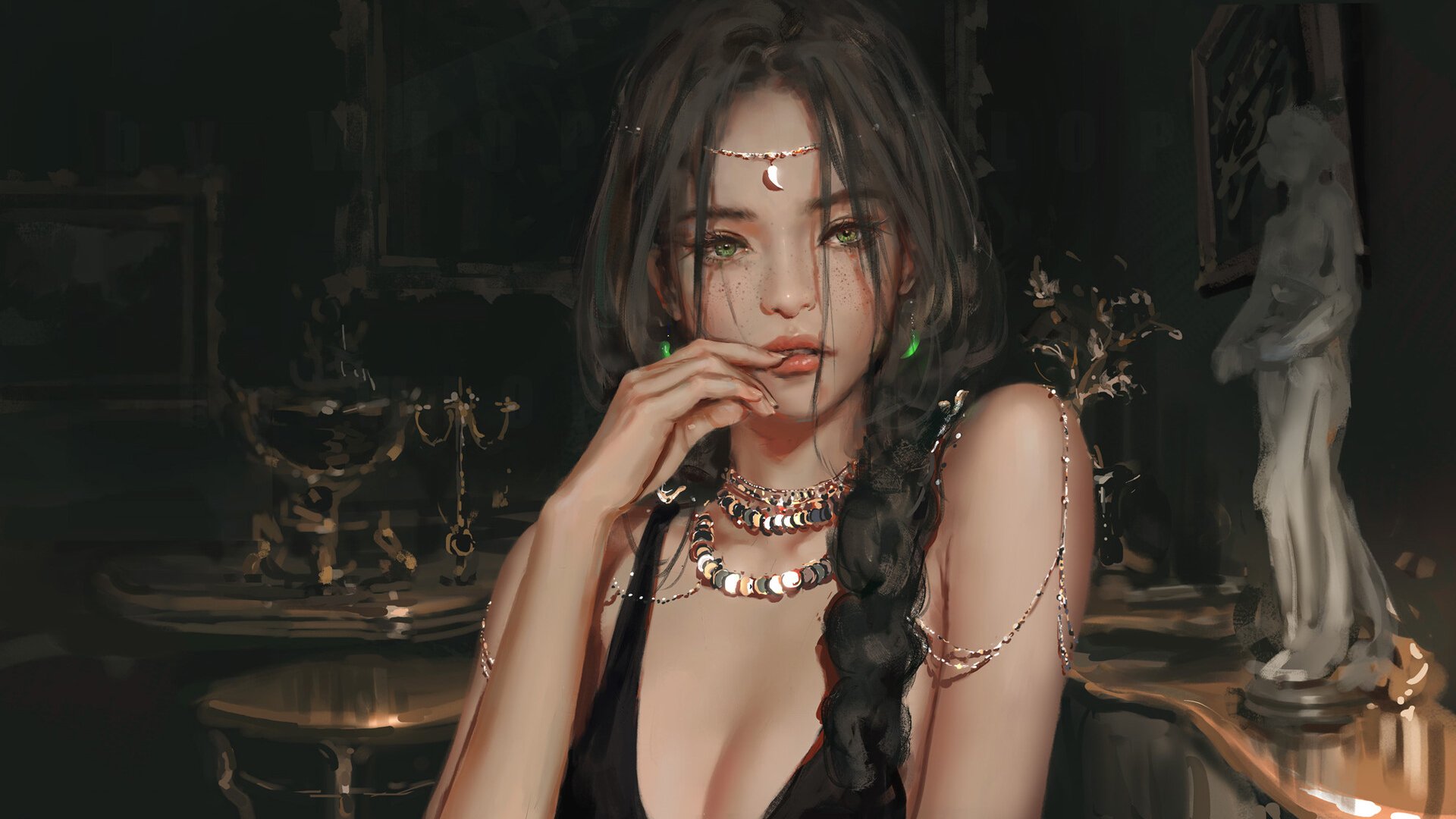 鬼刀 风铃公主 国风 大辫子