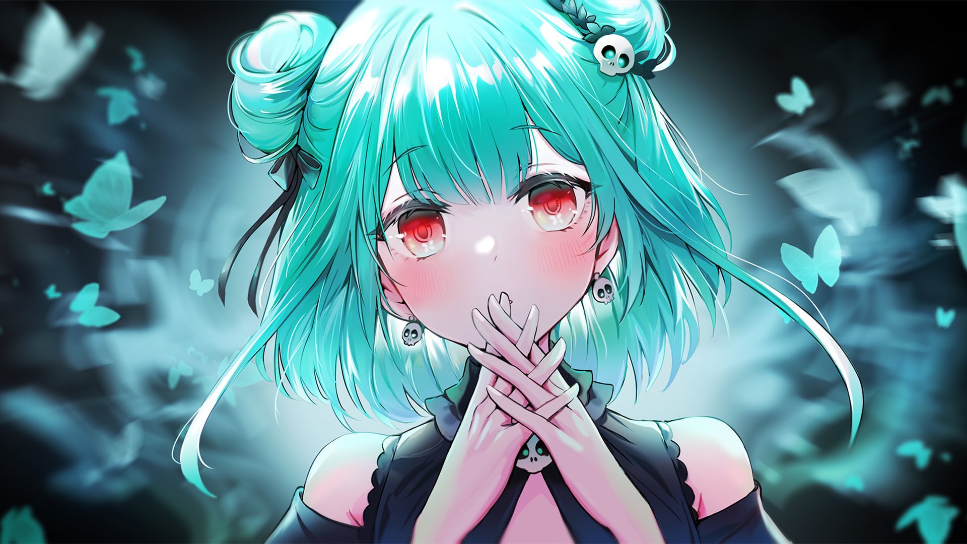 卡通人物 蝴蝶 大眼女孩